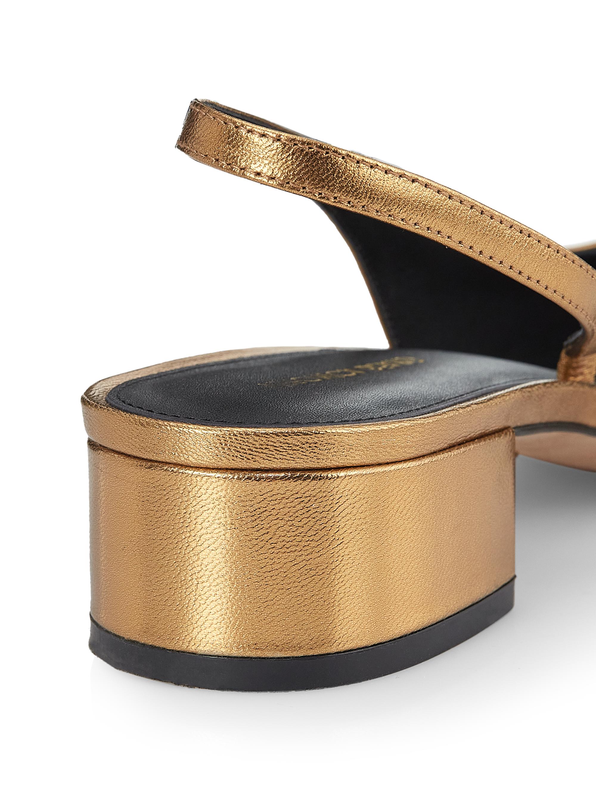 cecilia品❶ Cecilia: Bronze Snake Print Leather – Mid-Height Heel | Sole Bliss