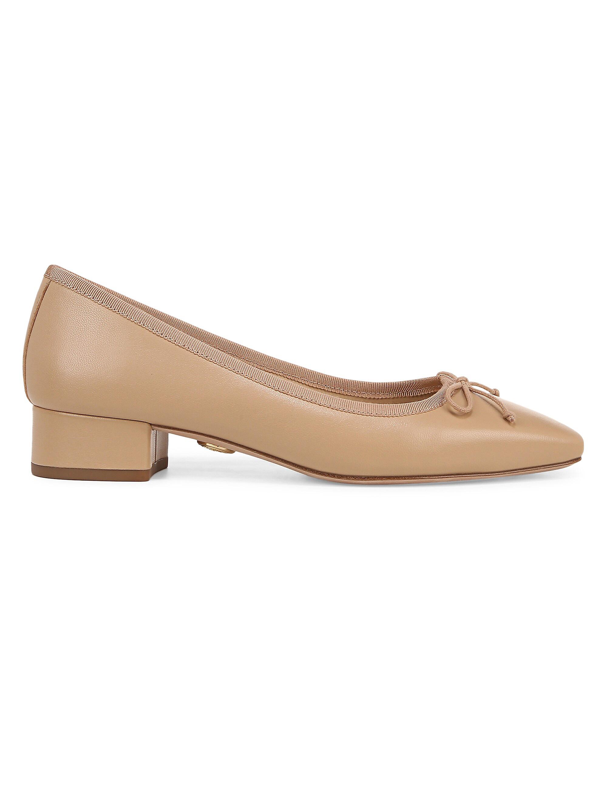 Veronica Beard Women's Cecile 30MM Leather Pumps - Caramel
