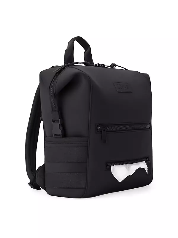 Dagne Dover Indi Diaper Bag Backpack Onyx Black Large