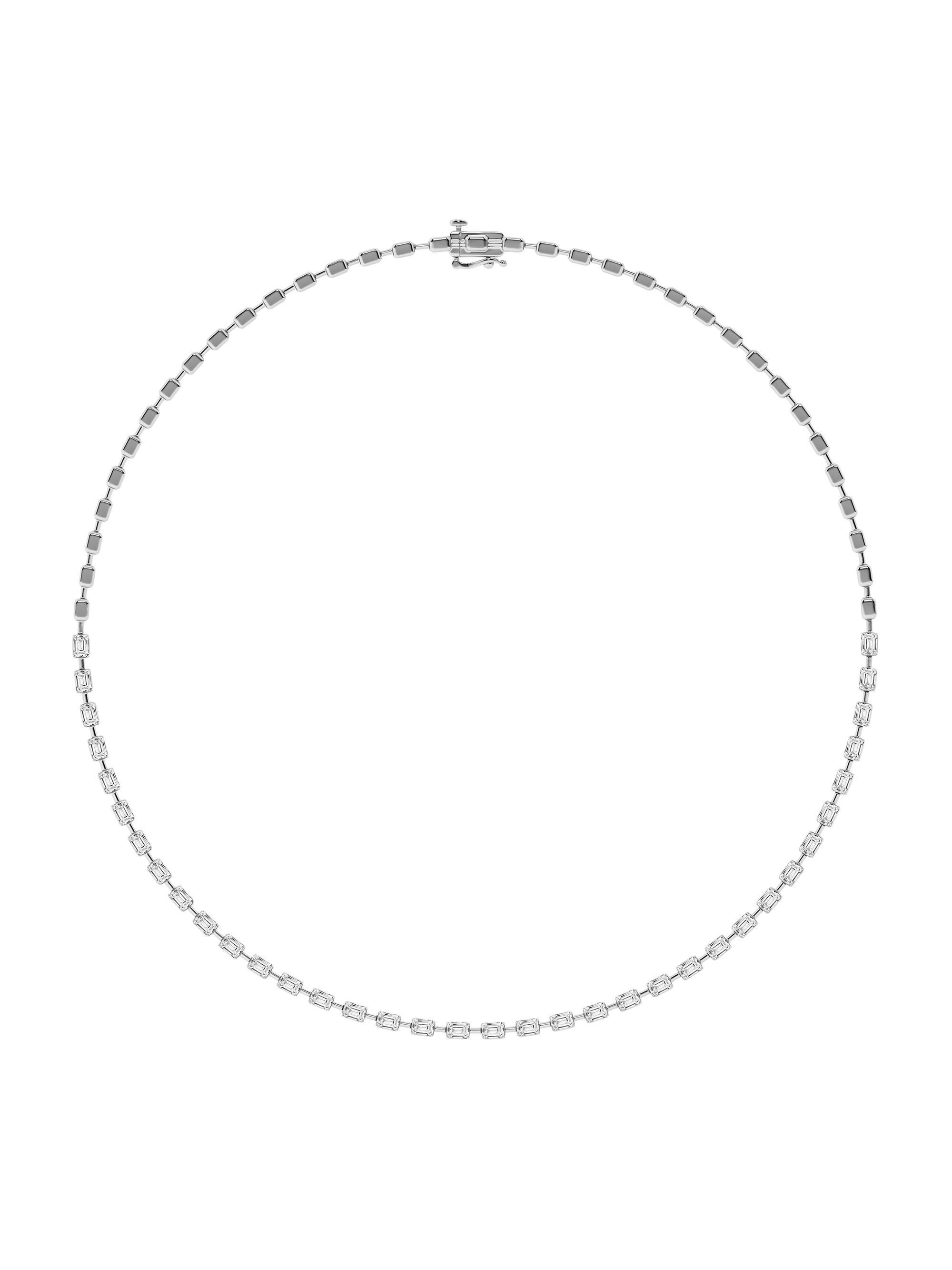 Saks Fifth Avenue Collection Women's 14K White Gold & 7 TCW Diamond Necklace - White Gold