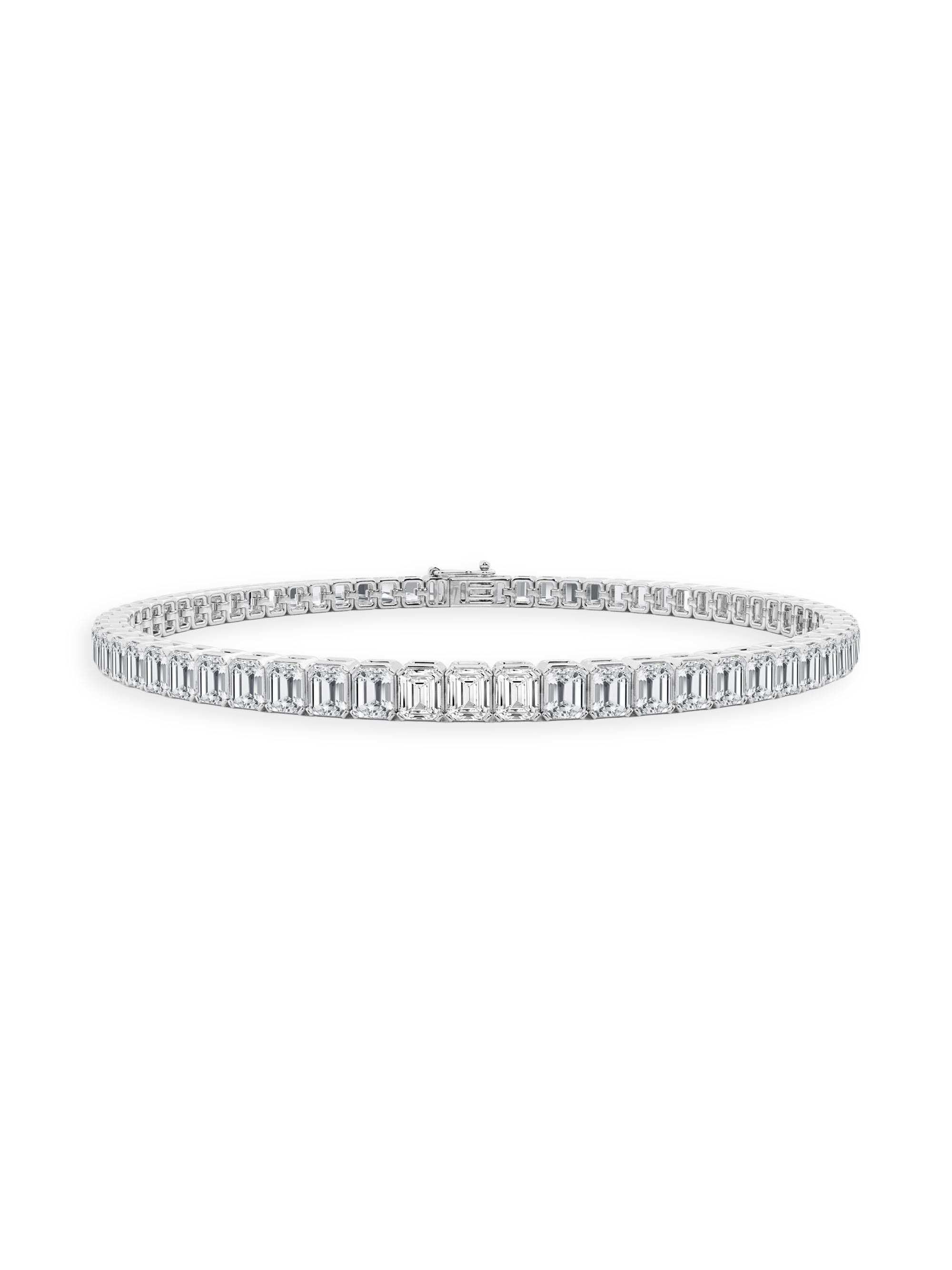 Saks Fifth Avenue Collection Women's 14K White Gold & 8 TCW Diamonds Tennis Bracelet - White Gold