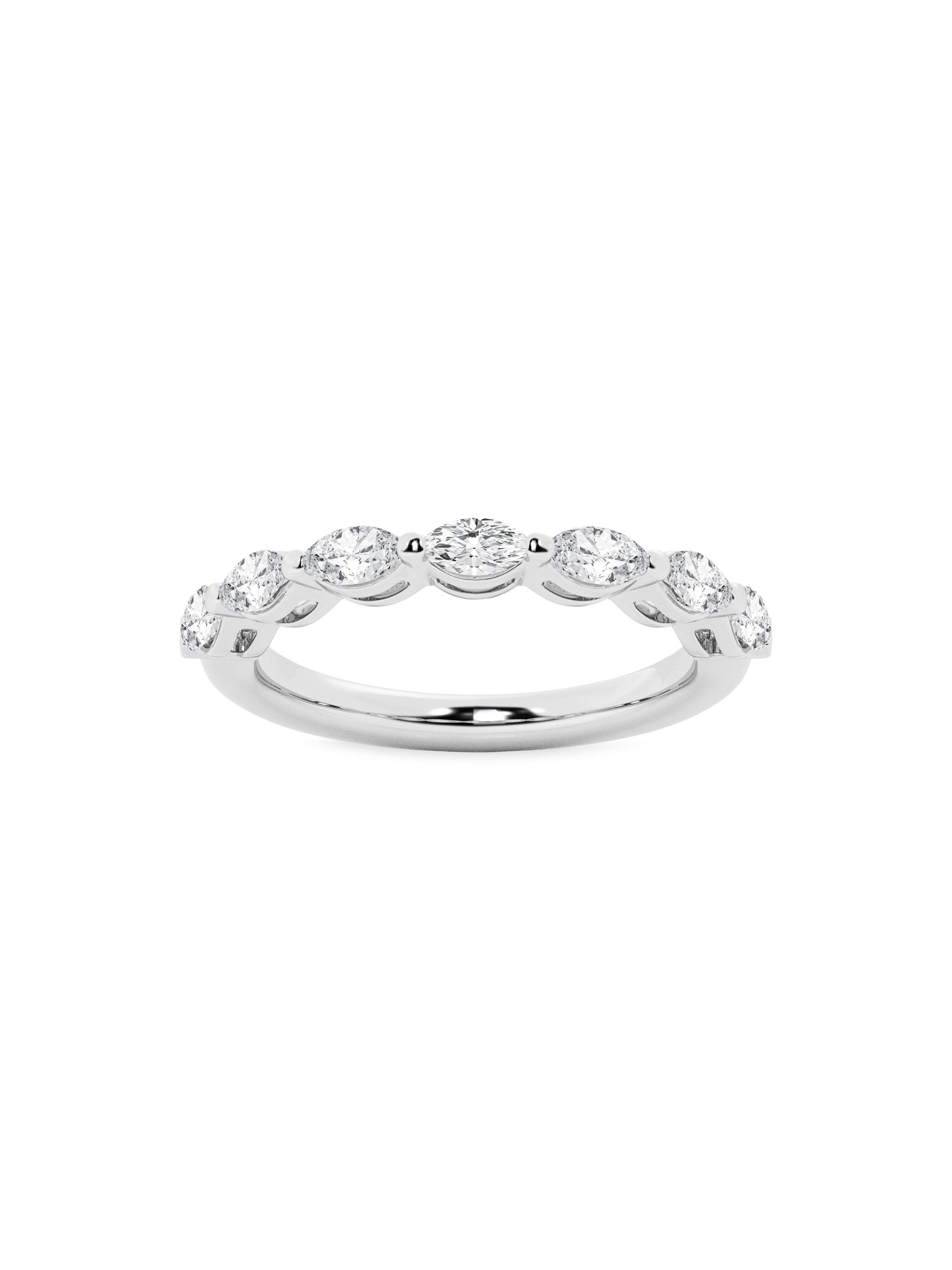 Saks Fifth Avenue Collection Women's 14K White Gold & 0.5 TCW Diamond Ring - White Gold