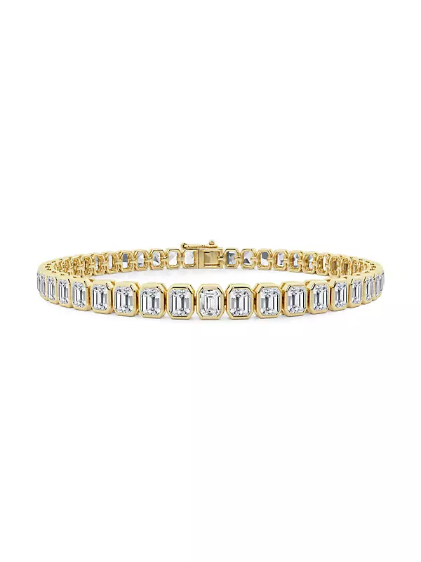14K Yellow Gold & 7.5 TCW Diamond Bracelet