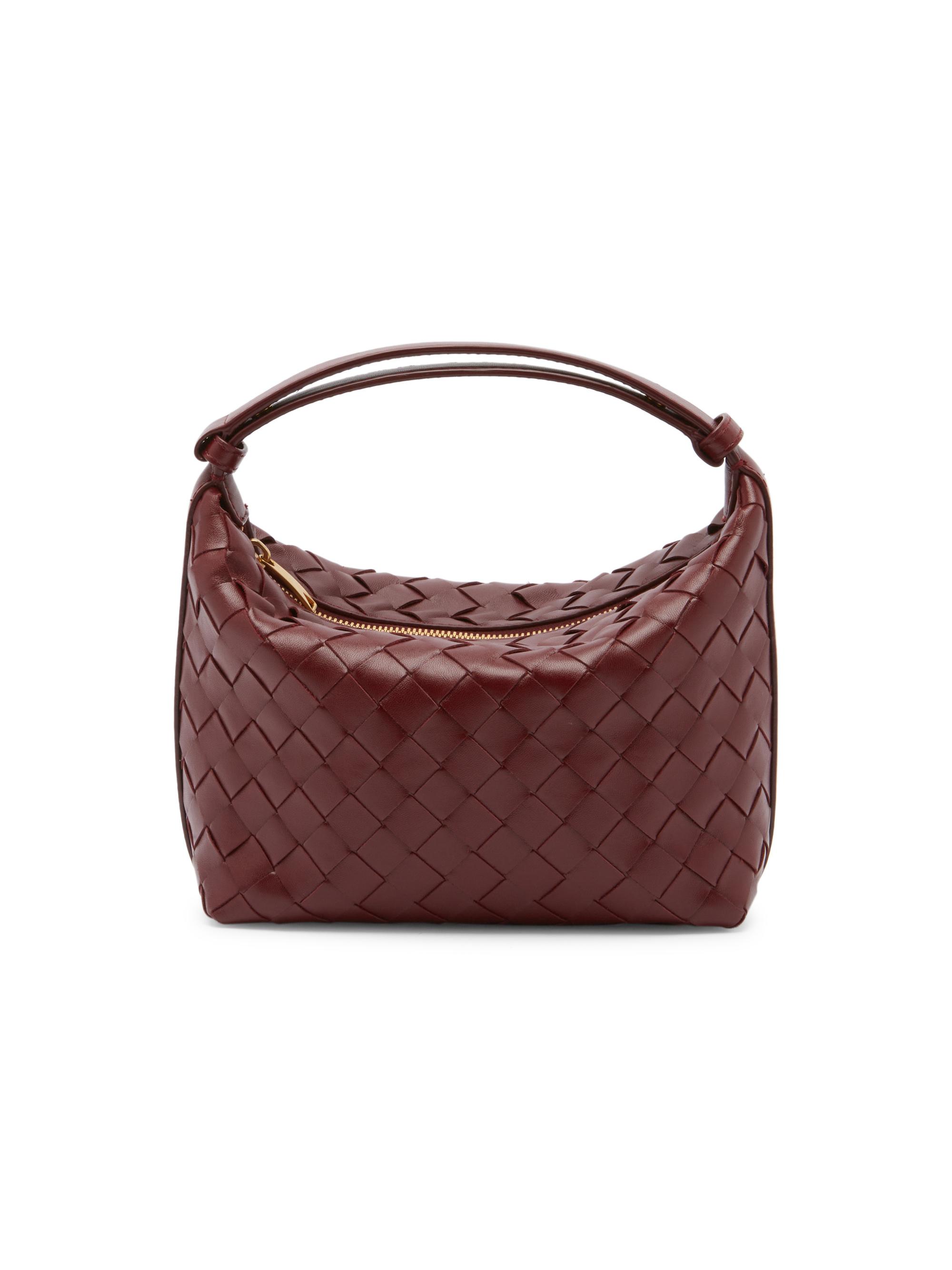Bottega Veneta Mini Wallace Leather Top-Handle Bag | Saks Fifth Avenue