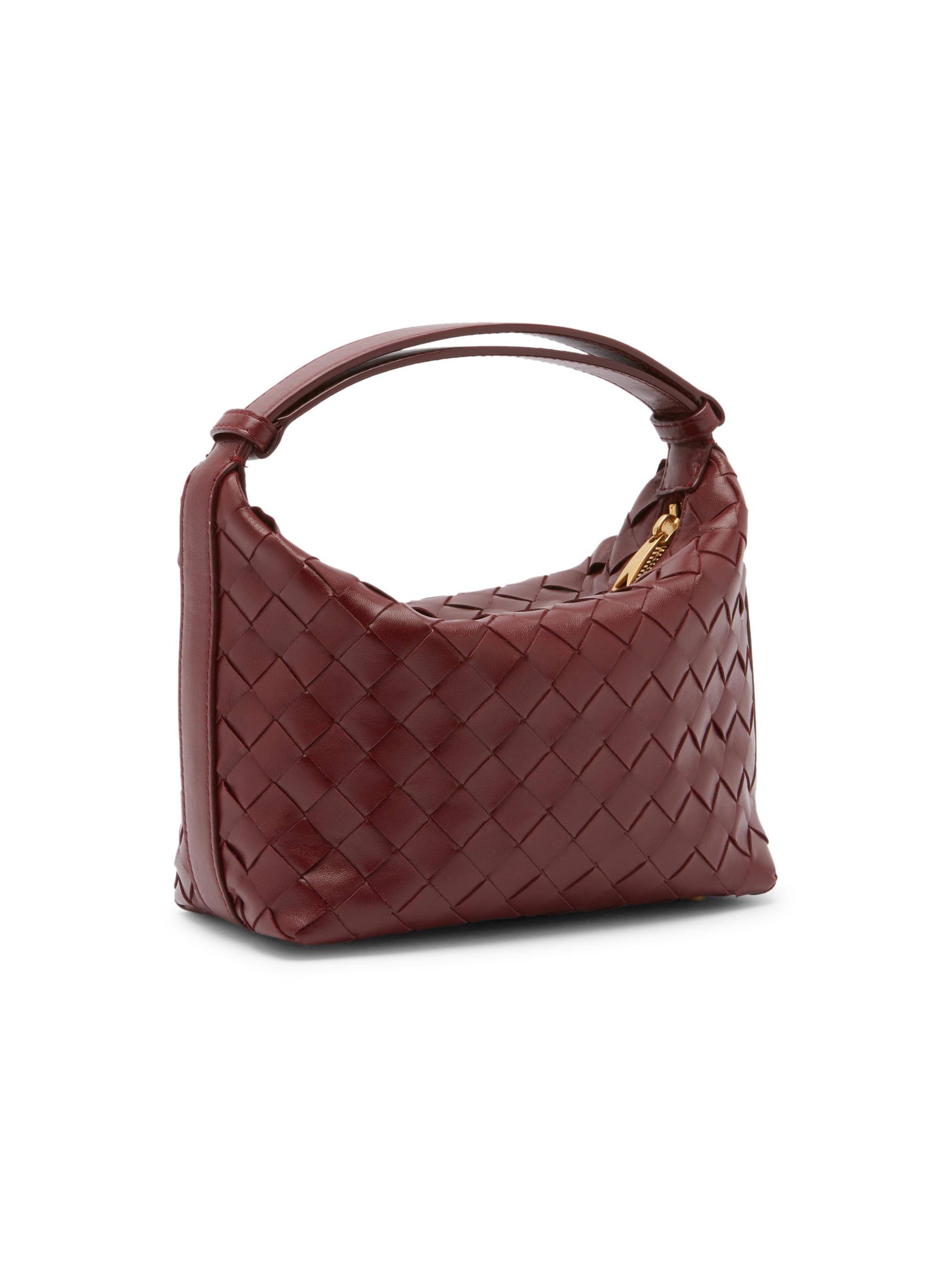 【BOTTEGA VENETA】Mini Wallace bag Bottega Veneta Mini Wallace Leather Top-Handle Bag | Saks