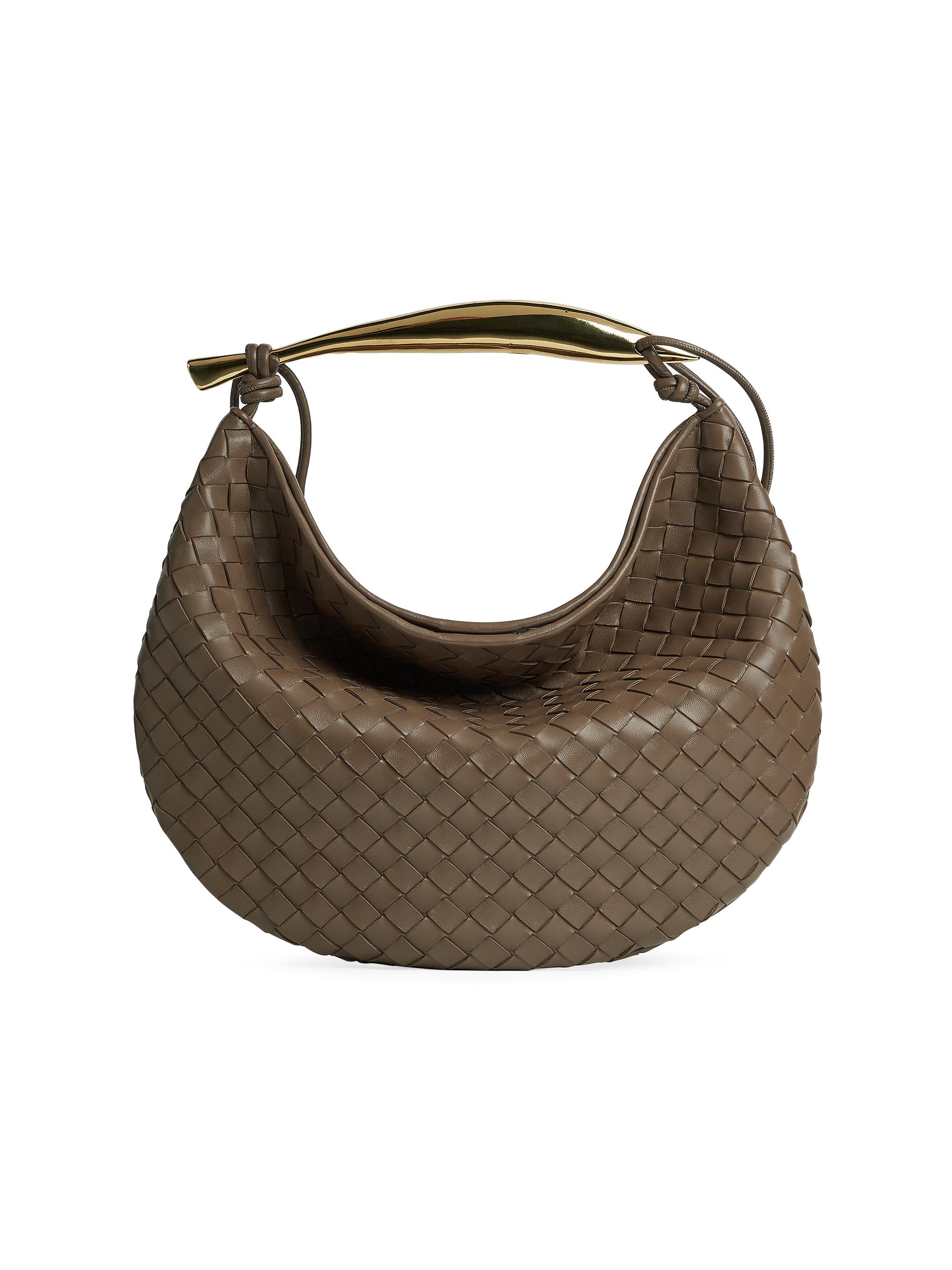 Bottega Veneta Medium Sardine Intrecciato Leather Top-Handle Bag