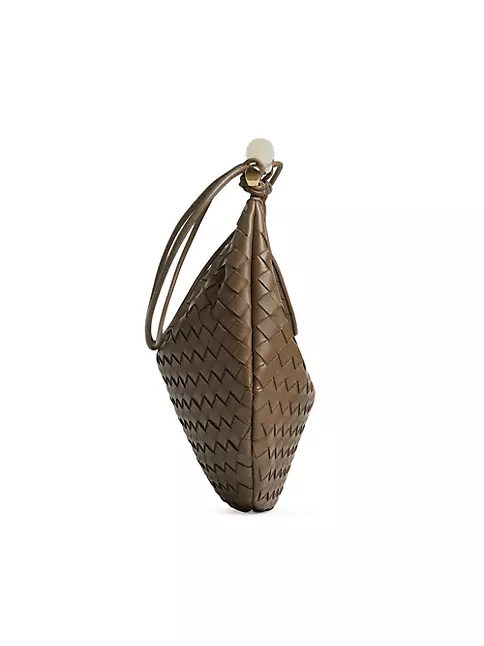BOTTEGA VENETA  Mini Sardine Intrecciato Leather Handbag