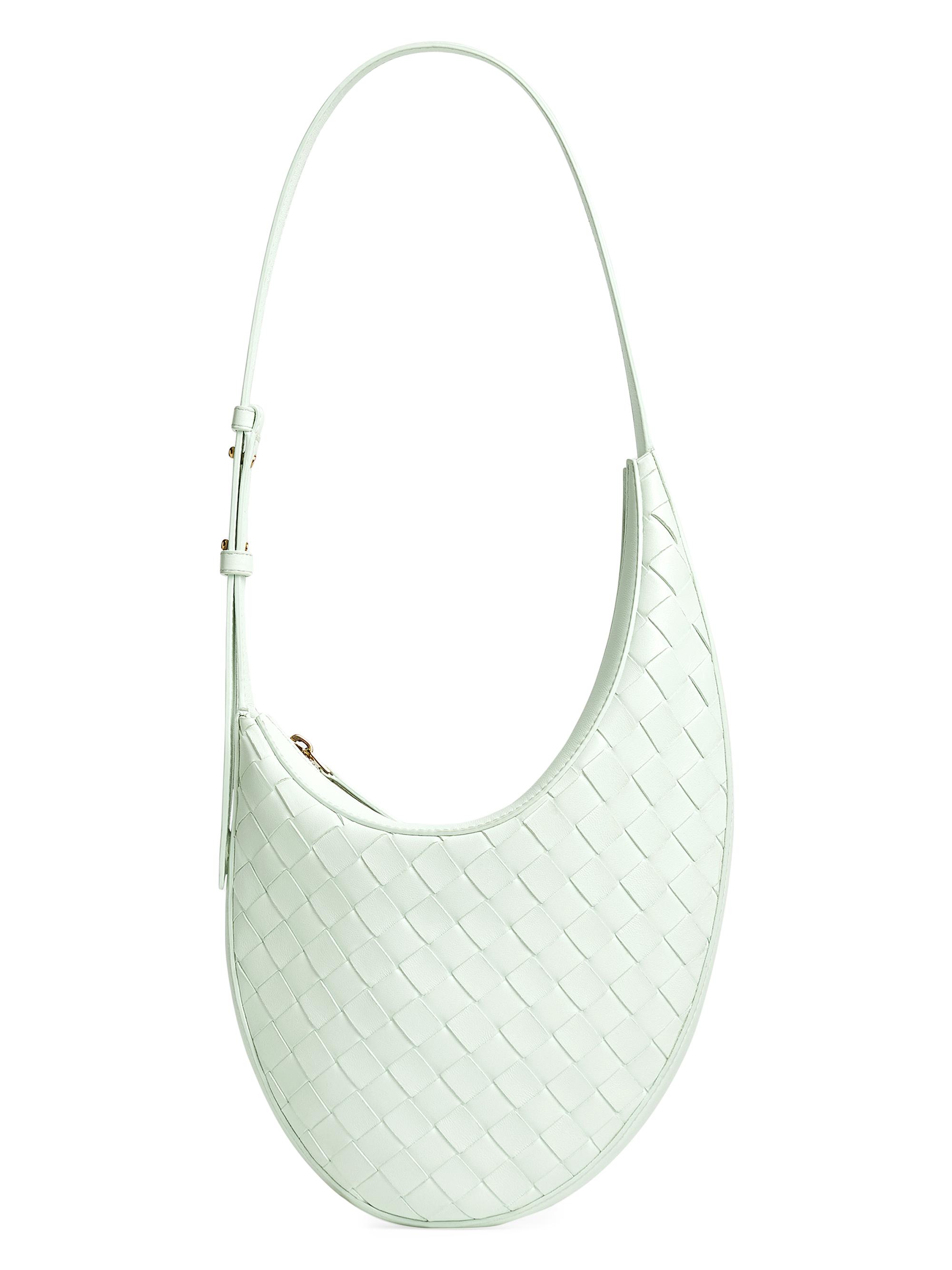 Bottega Veneta Women's  Intecciato Leather Hobo Bag - Glacier