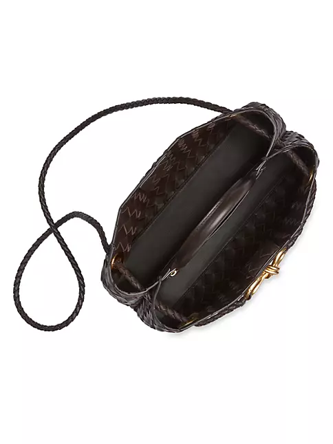 Bottega Veneta Small Andiamo Intrecciato Leather Shoulder Bag