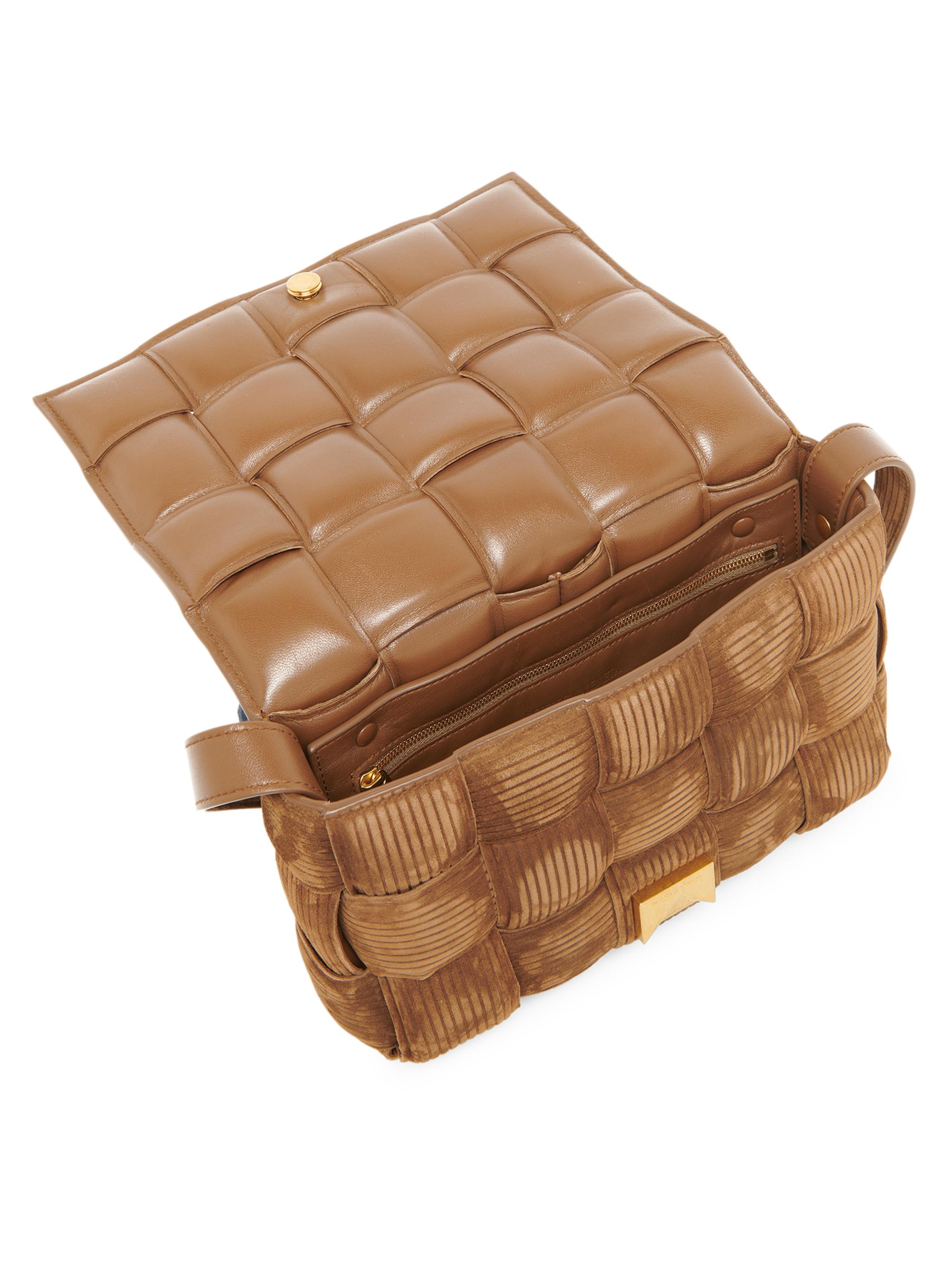Shoulder Bag Bottega Suede Cassette Bag Bottega Veneta Padded