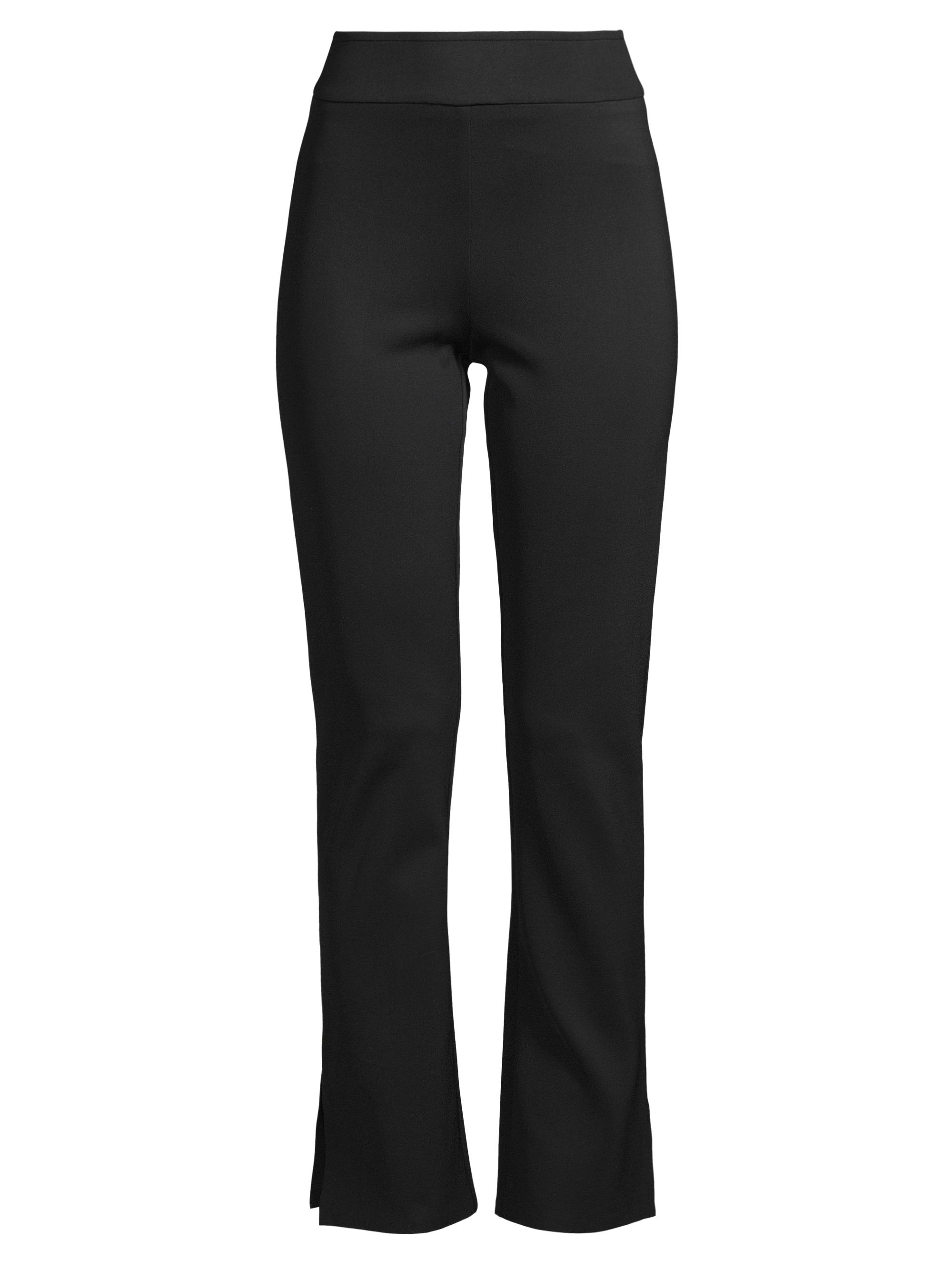 Avenue Montaigne Women's Gisela Slim-Fit Pants - Black