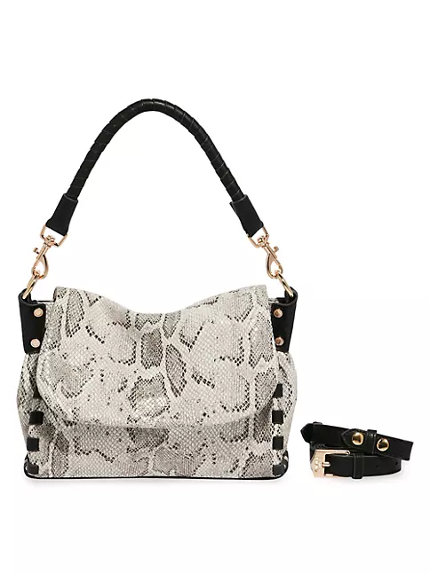 Snakeskin Handbags For Women, Fashion Woven Crossbody Bag, Top Handle  Satchel Purse For Office