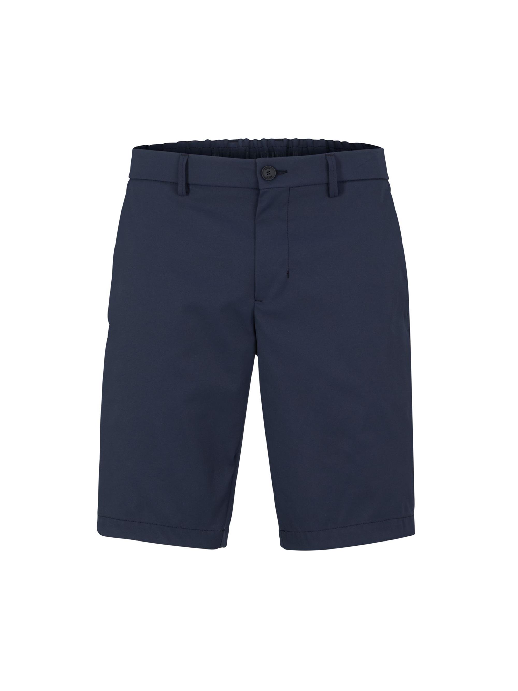 BOSS Men's Slim-Fit Shorts in Water-Repellent Twill - White