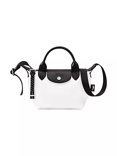 Longchamp Le Pliage Cuir Ivory Leather Backpack $470 - $397 New