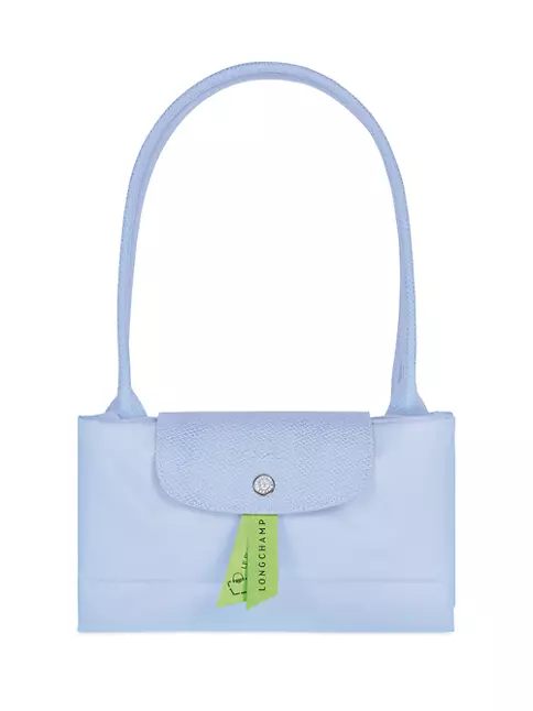 Shop Longchamp Le Pliage Green Large Shoulder Tote Bag