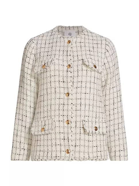 Chanel Plaid Tweed Jacket