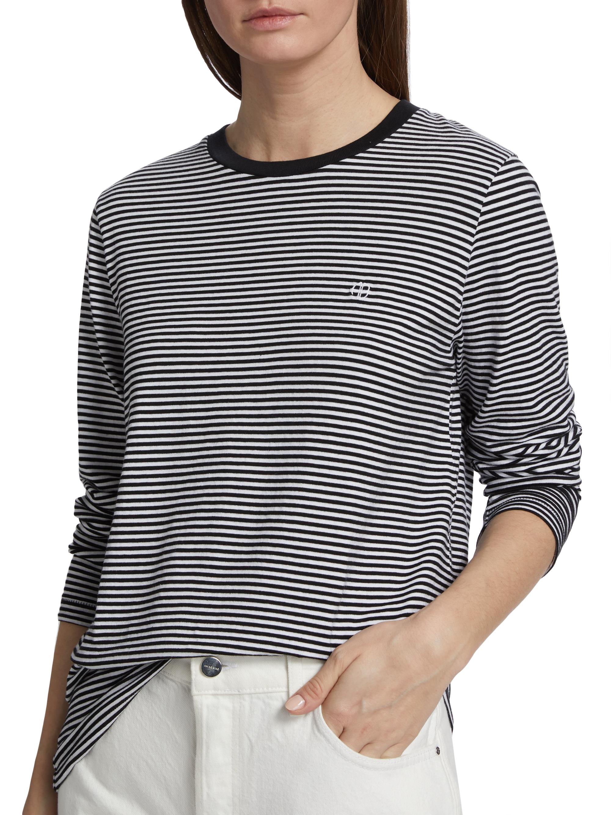 Anine Bing Ryan Long-Sleeve T-Shirt | Saks Fifth Avenue