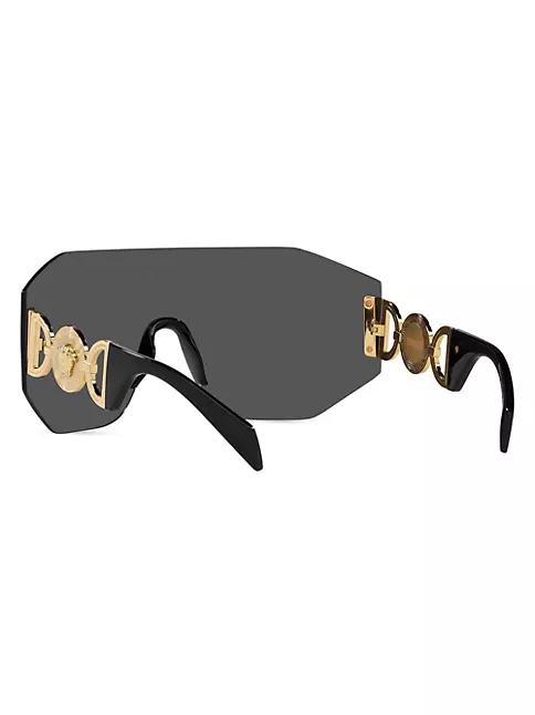 Shop Versace 45MM Mask Sunglasses