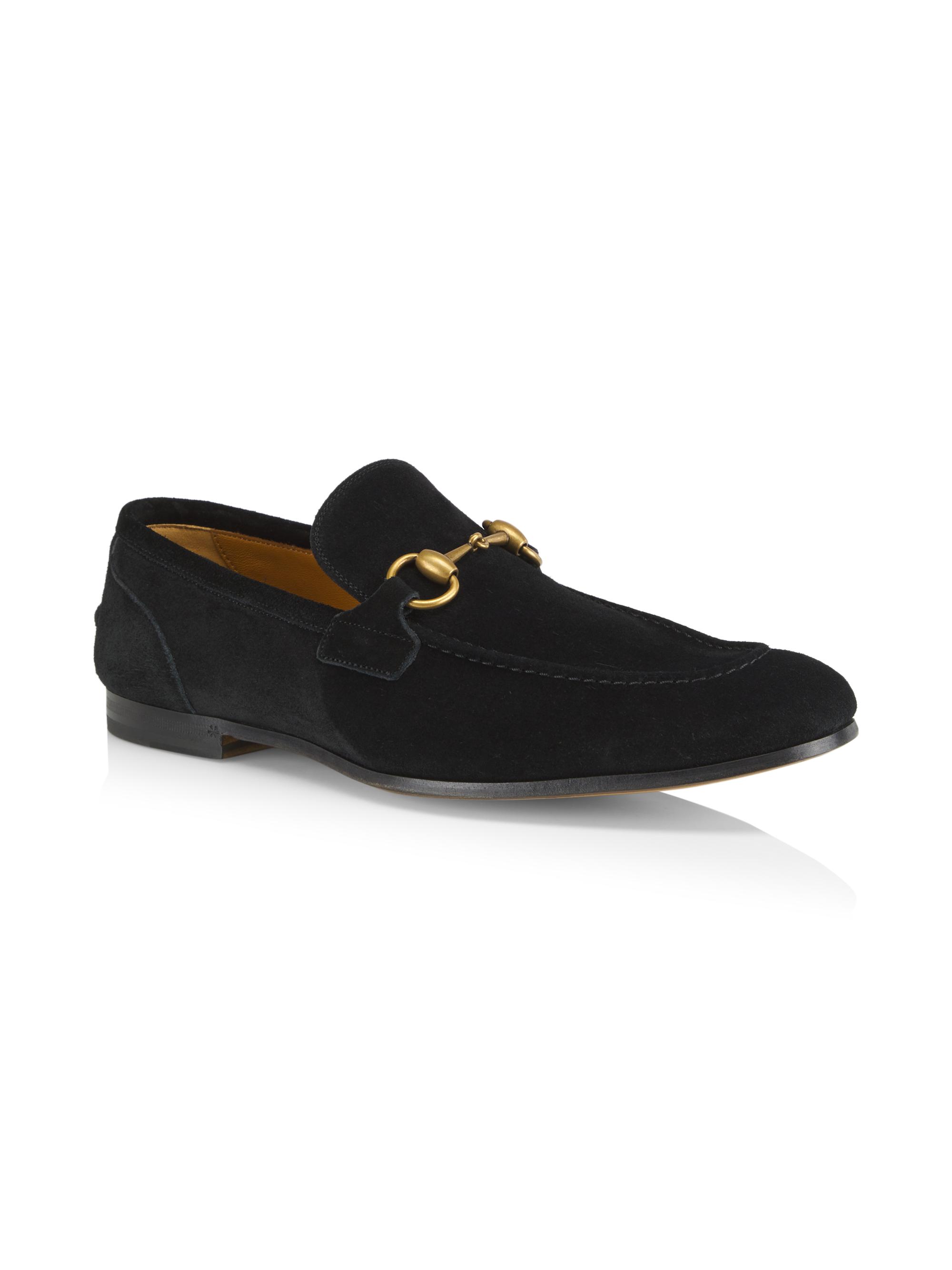 Gucci Suede Horsebit Loafers | Saks Fifth Avenue