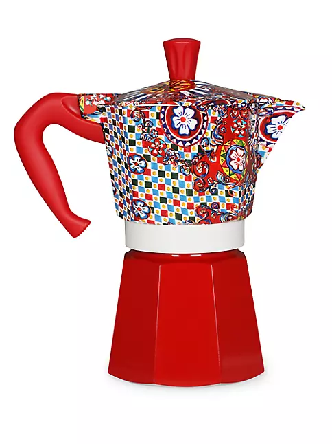 Limited Edition Puerto Rican Artists Coffee Maker. 6 Cups Moka