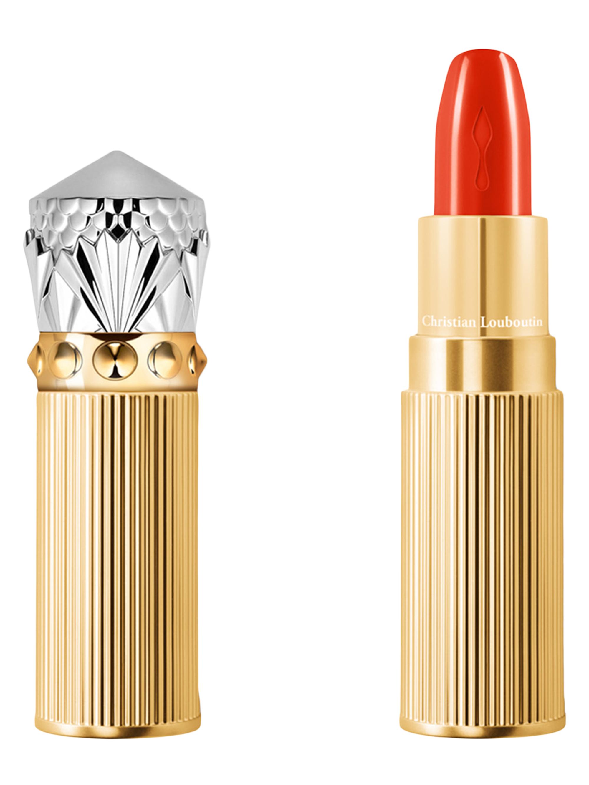 Christian Louboutin Women's Rouge Louboutin Silky Satin On The Go Lipstick - My Orange 555