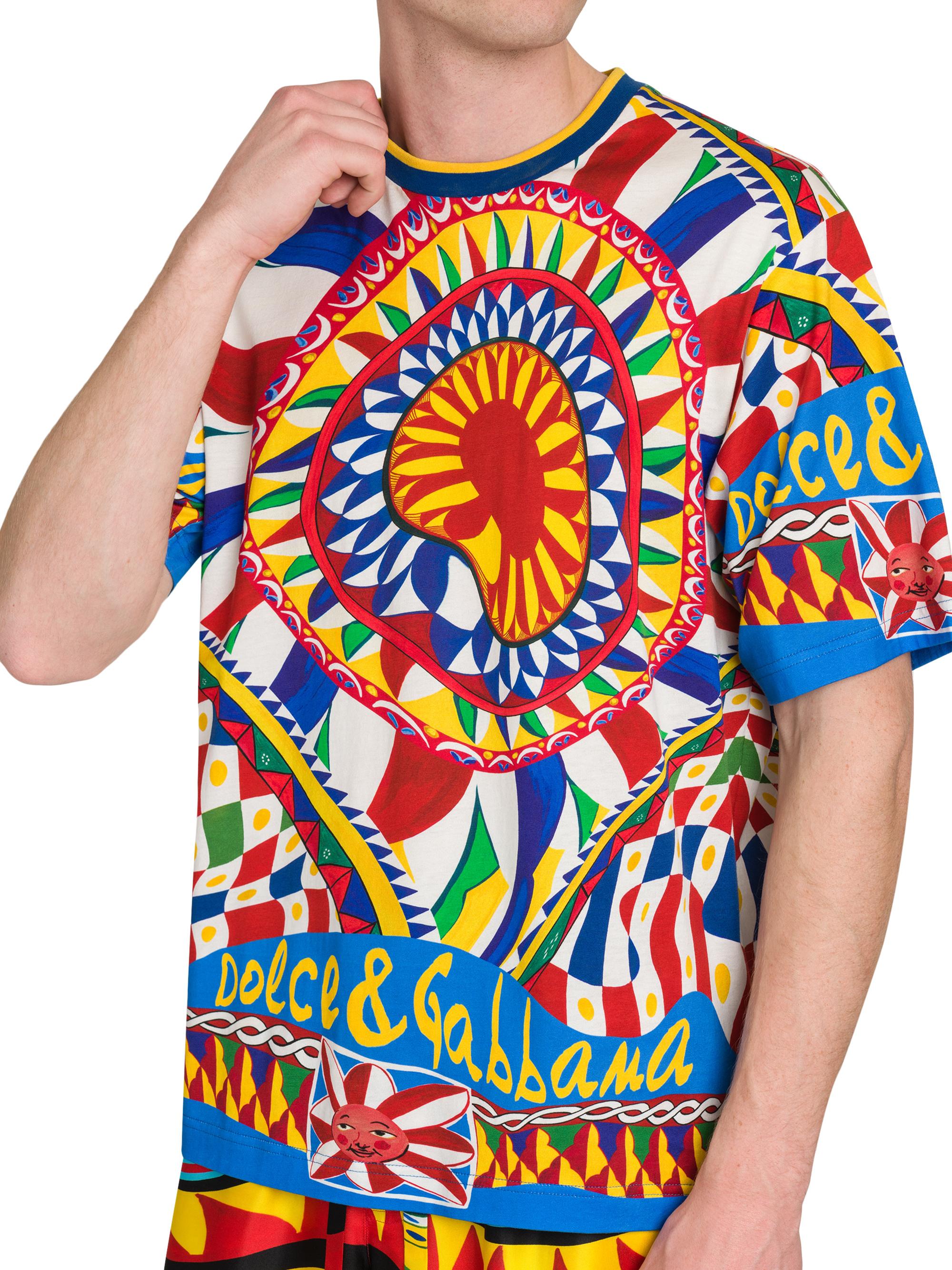 DOLCE & GABBANA　フルーツ柄Tシャツ DOLCE & GABBANA フルーツ柄Tシャツ Designer women's T-shirts