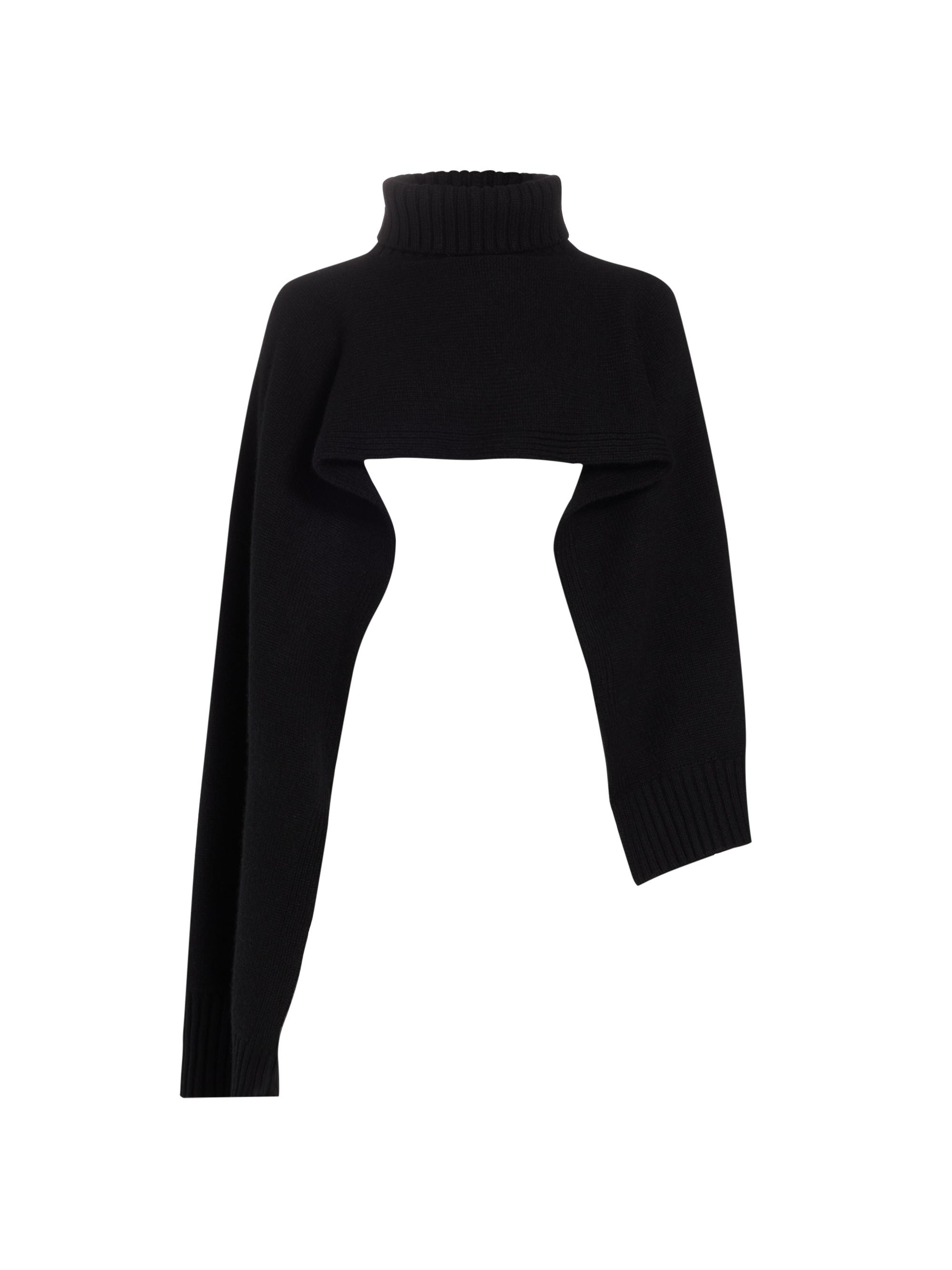 Jil Sander Women's Cashmere Turtleneck Scarf - Black