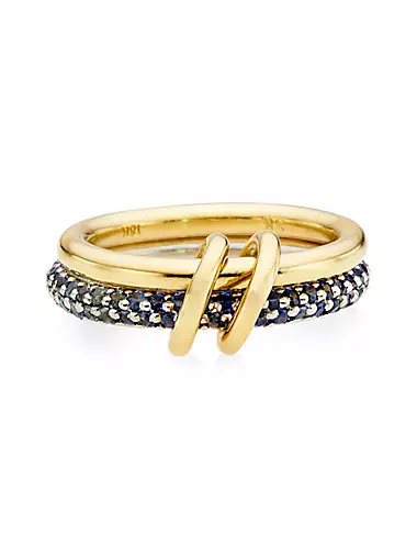 Louis Vuitton® Ever Blossom Ring, Yellow Gold, Onyx & Diamonds Gold. Size  58