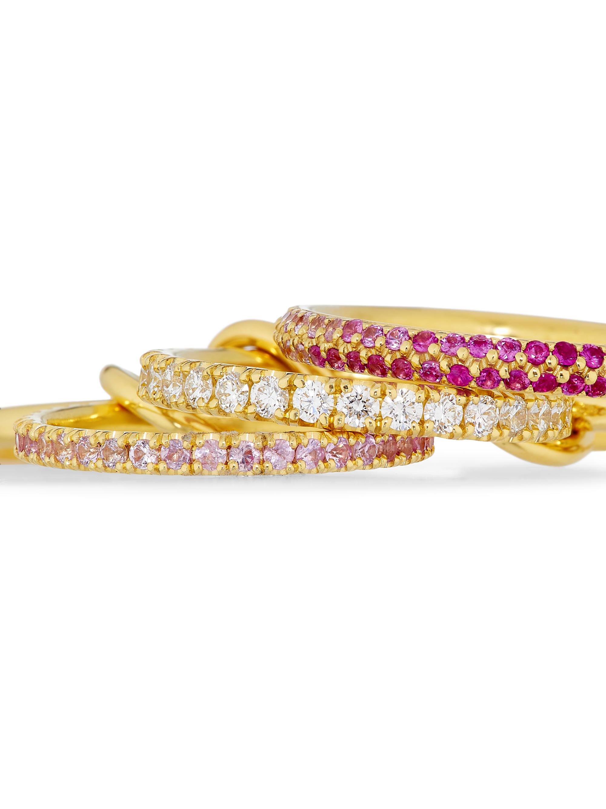 Spinelli Kilcollin 18K Yellow Gold, Pink Sapphire & 3.1 TCW