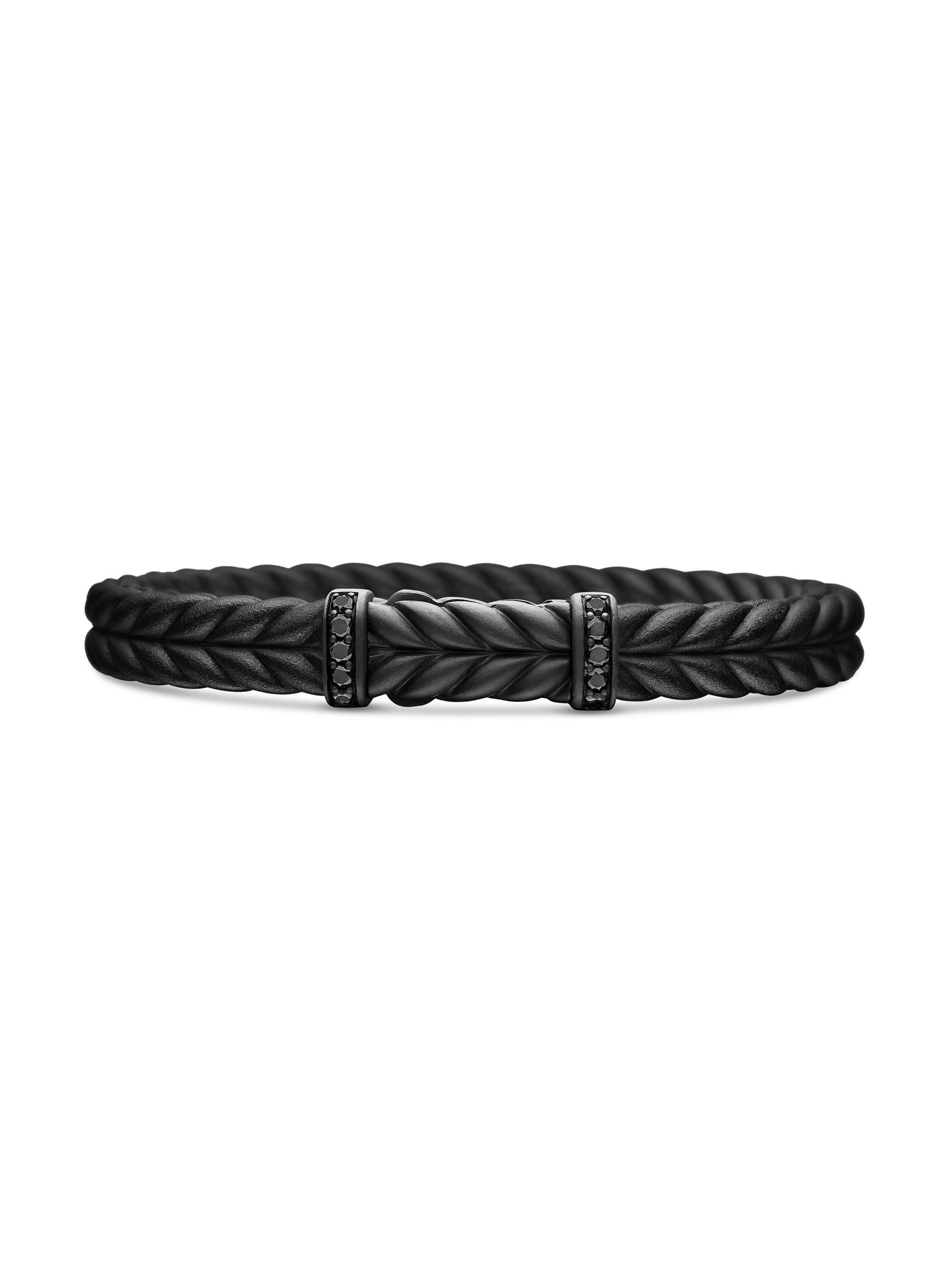 Saint Laurent Cassandre Multi-Strand Bracelet in Leather | Saks