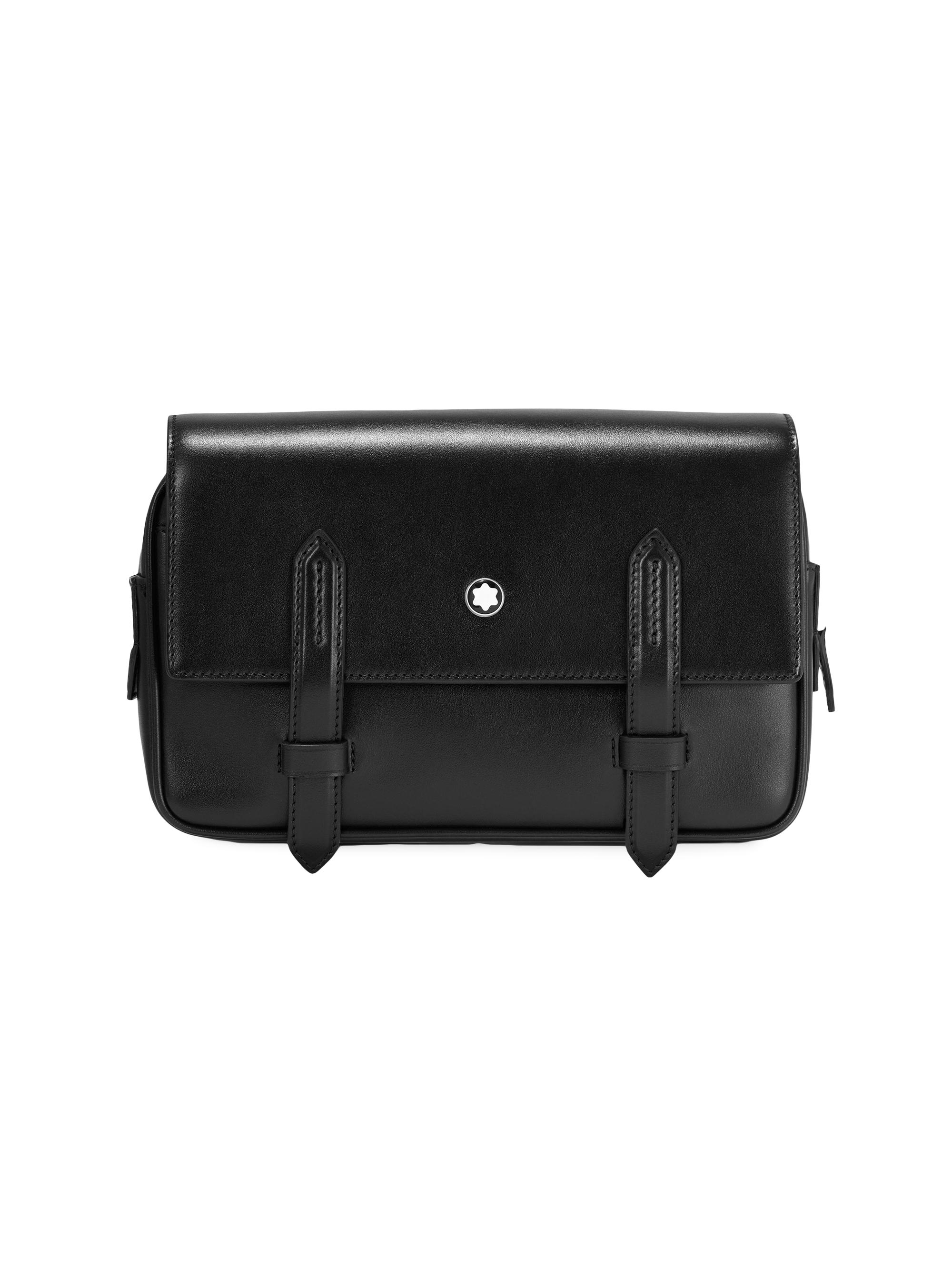 Montblanc Men's Meisterstück Messenger Bag - Black