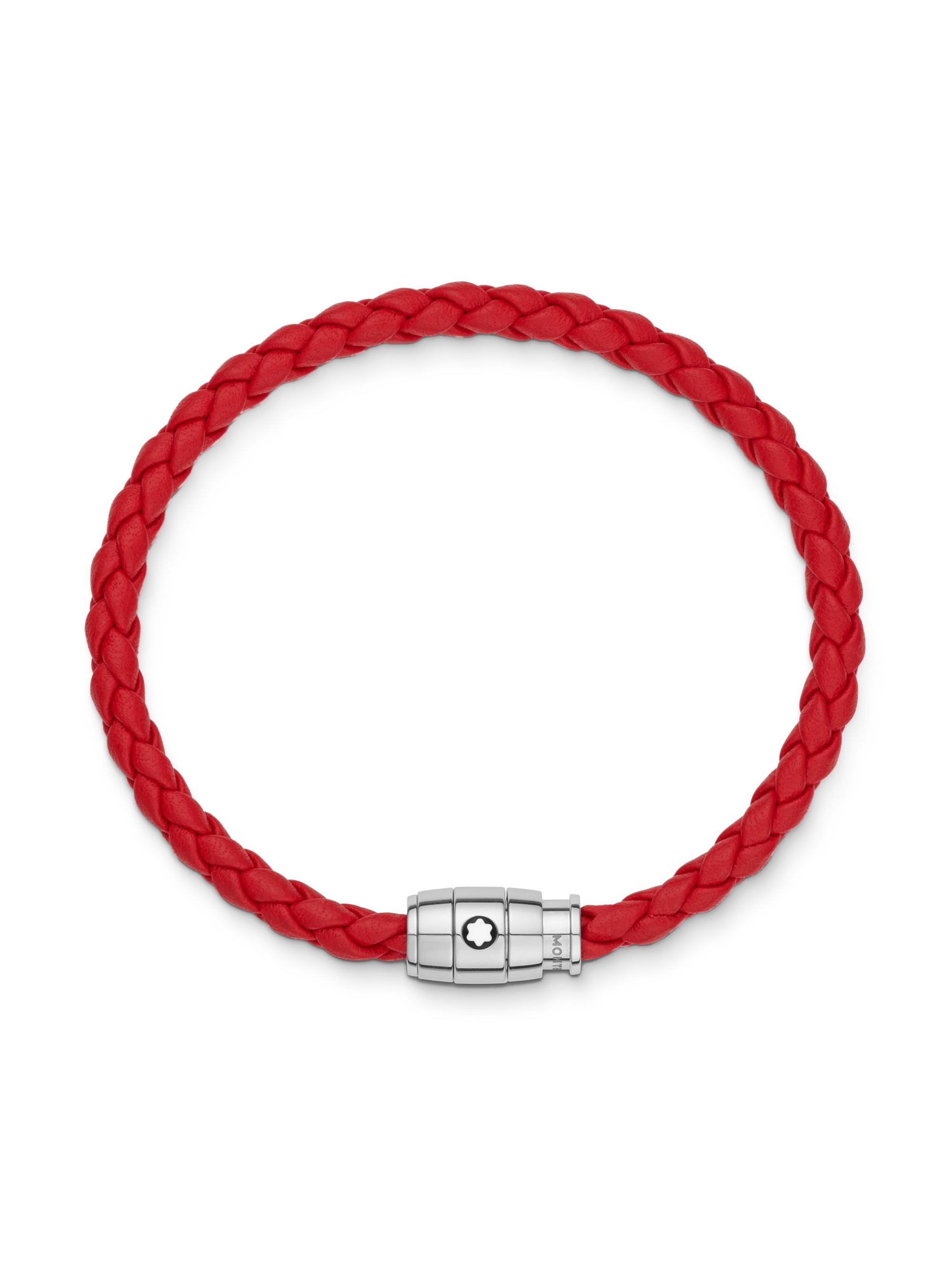 Montblanc Braided Leather Bracelet | Saks Fifth Avenue