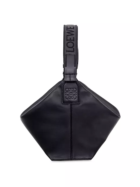 Anton Anagram Jacquard Shoulder Bag in Black - Loewe