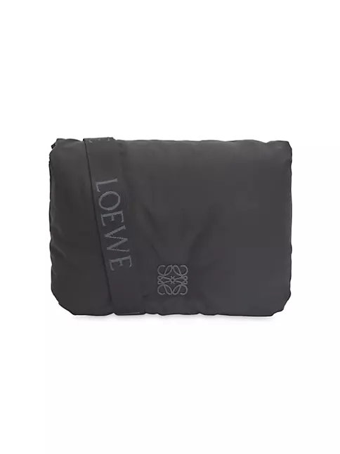 Shop LOEWE Goya Puffer Messenger Bag