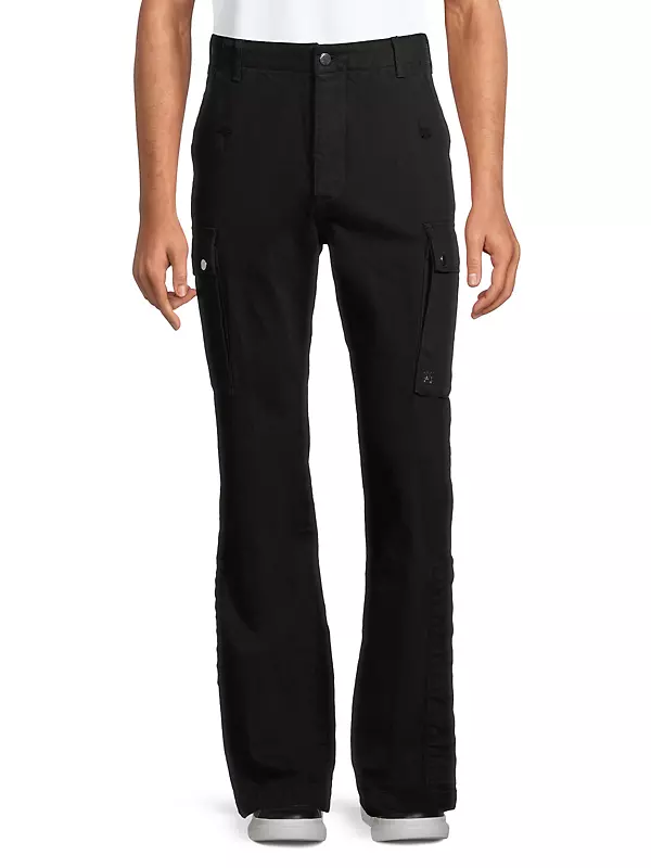 Shop Amiri M65 Flared Denim Cargo Pants | Saks Fifth Avenue Shop Amiri M65 Flared Denim Cargo Pants | Saks Fifth Avenue
