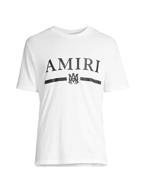 Shop Amiri Logo Crewneck T-Shirt | Saks Fifth Avenue