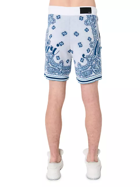 Monogram Bandana Denim Shorts - Men - Ready-to-Wear
