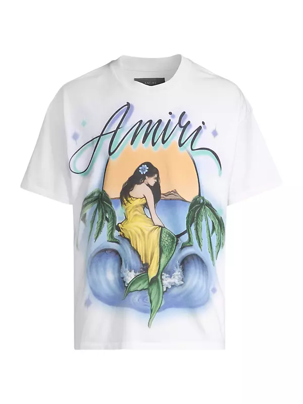 Shop Amiri Mermaid Logo Oversized T-Shirt | Saks Fifth Avenue