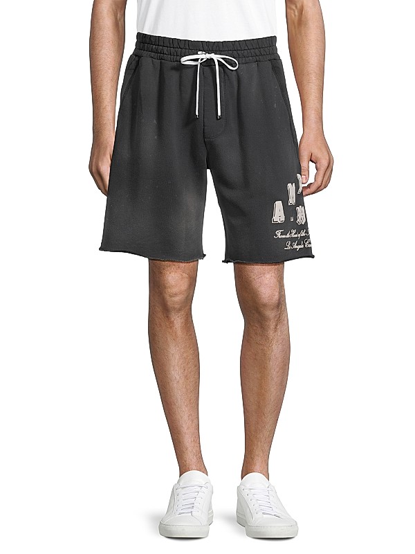 Shop Amiri Vintage Collegiate Logo Shorts | Saks Fifth Avenue Shop Amiri Vintage Collegiate Logo Shorts | Saks Fifth Avenue