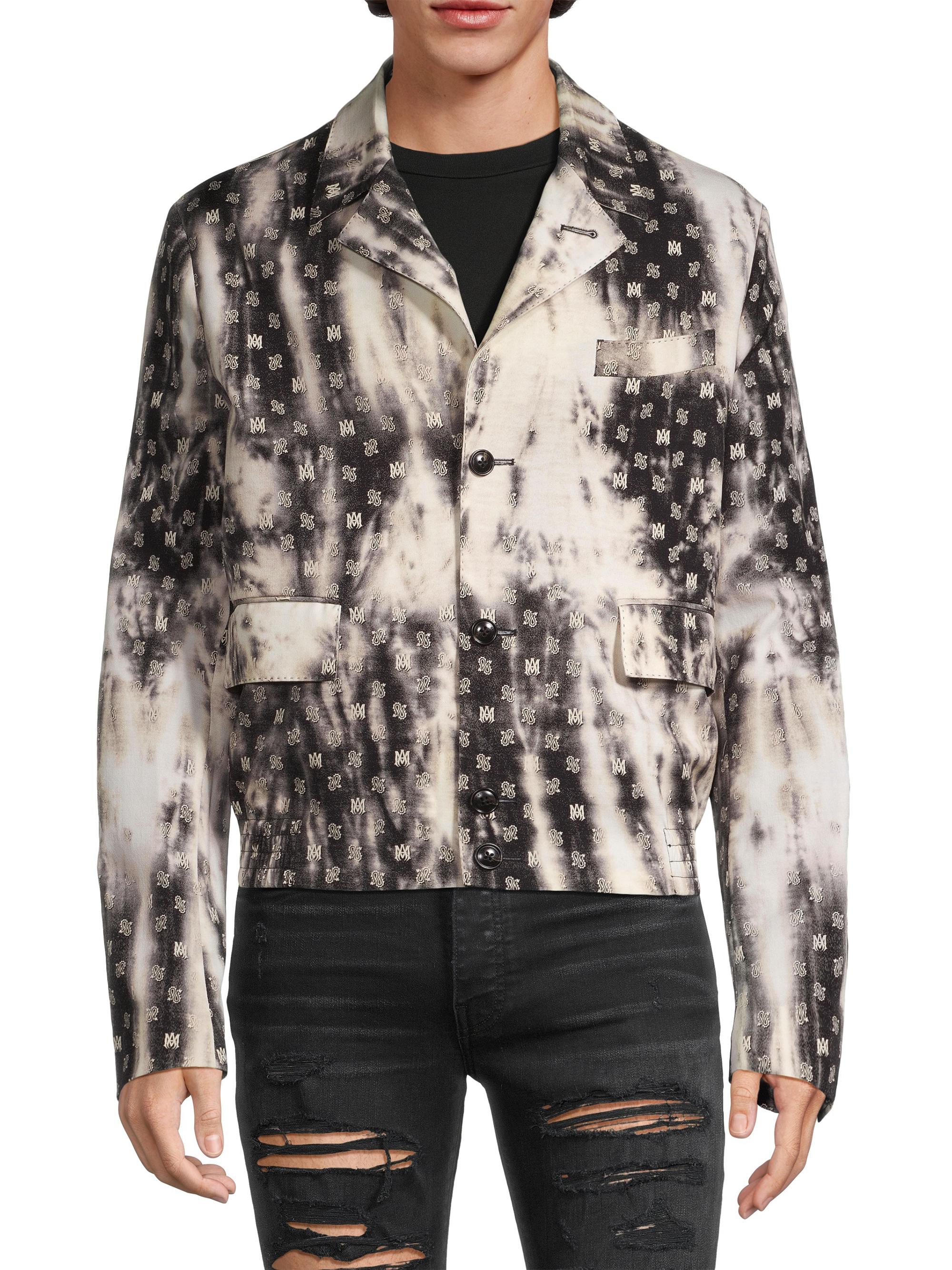 Amiri Paisley Logo Work Jacket | Saks Fifth Avenue