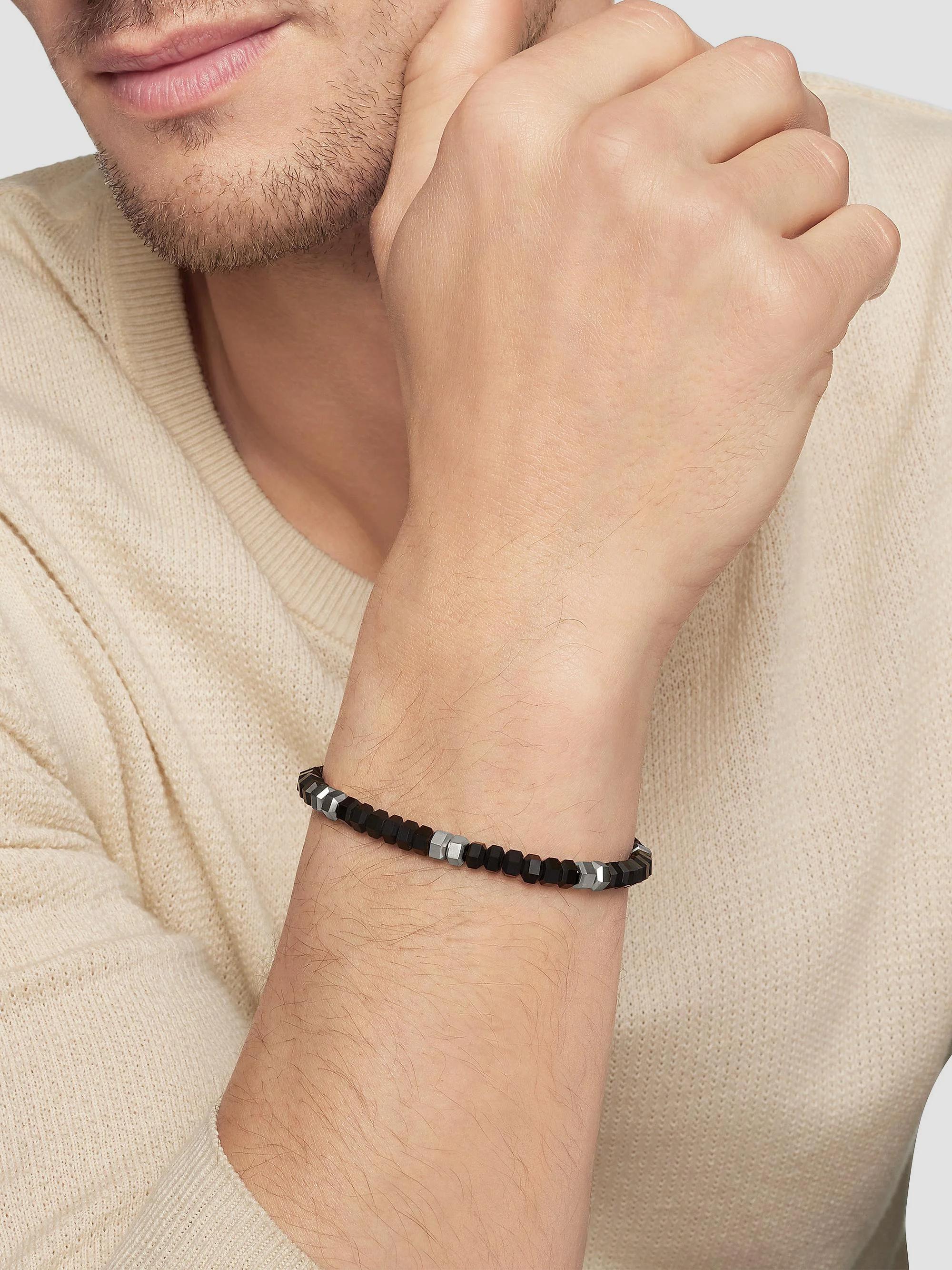 David Yurman Hex Bead Bracelet in Sterling Silver | Saks Fifth Avenue