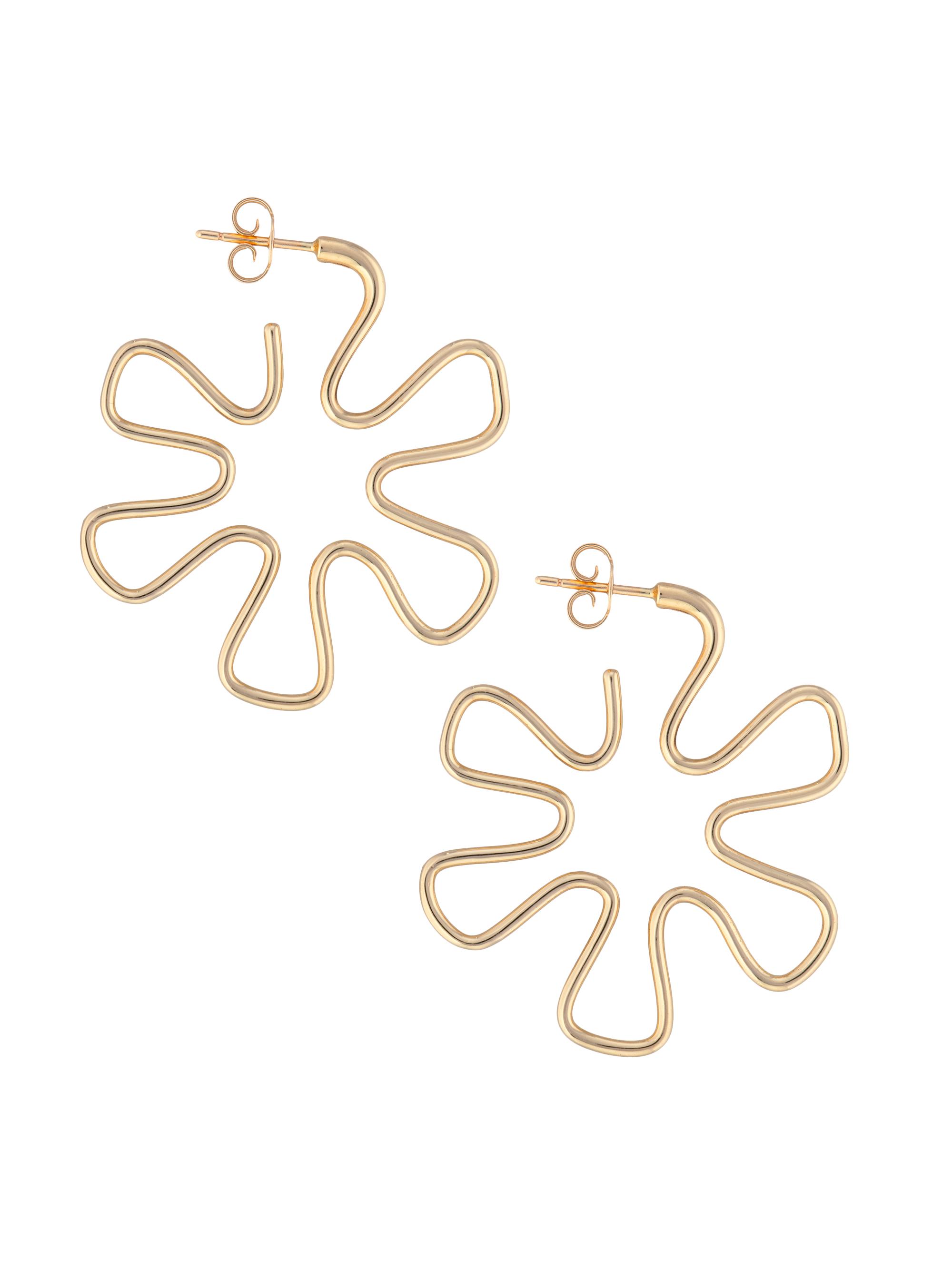 Bea Bongiasca Women's You're So Gold 9K Gold Pinwheel Earrings - Yellow Gold