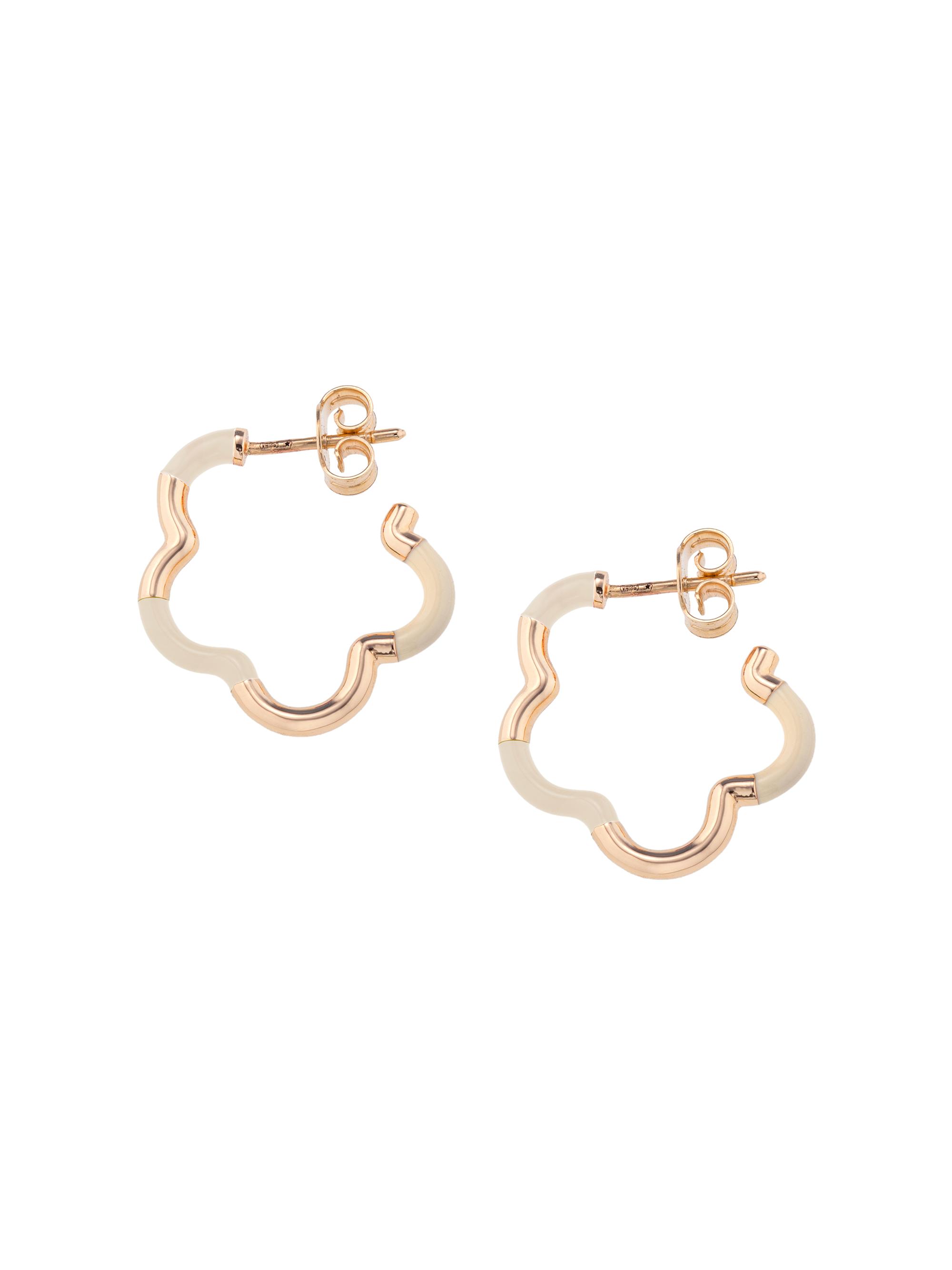 Bea Bongiasca Women's You're So Gold Goldtone & Enamel Mini Flower Hoop Earrings - Yellow Gold