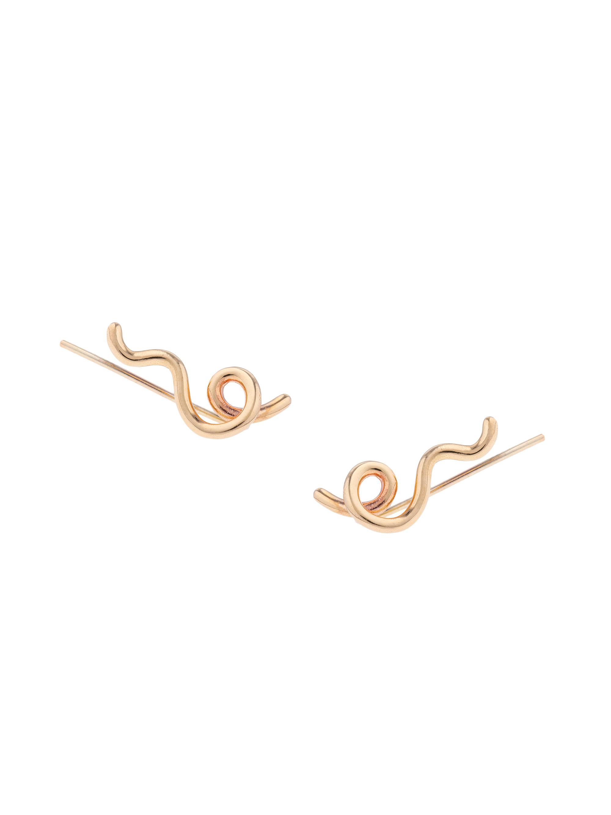 Bea Bongiasca Women's You're So Gold Only Gold 9K Yellow Gold Earrings - Yellow Gold