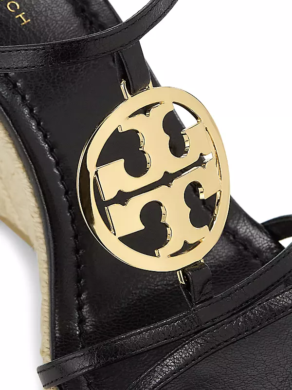 Flat Heel Square Toe Slippers Women Real Leather Metal Lock Decor