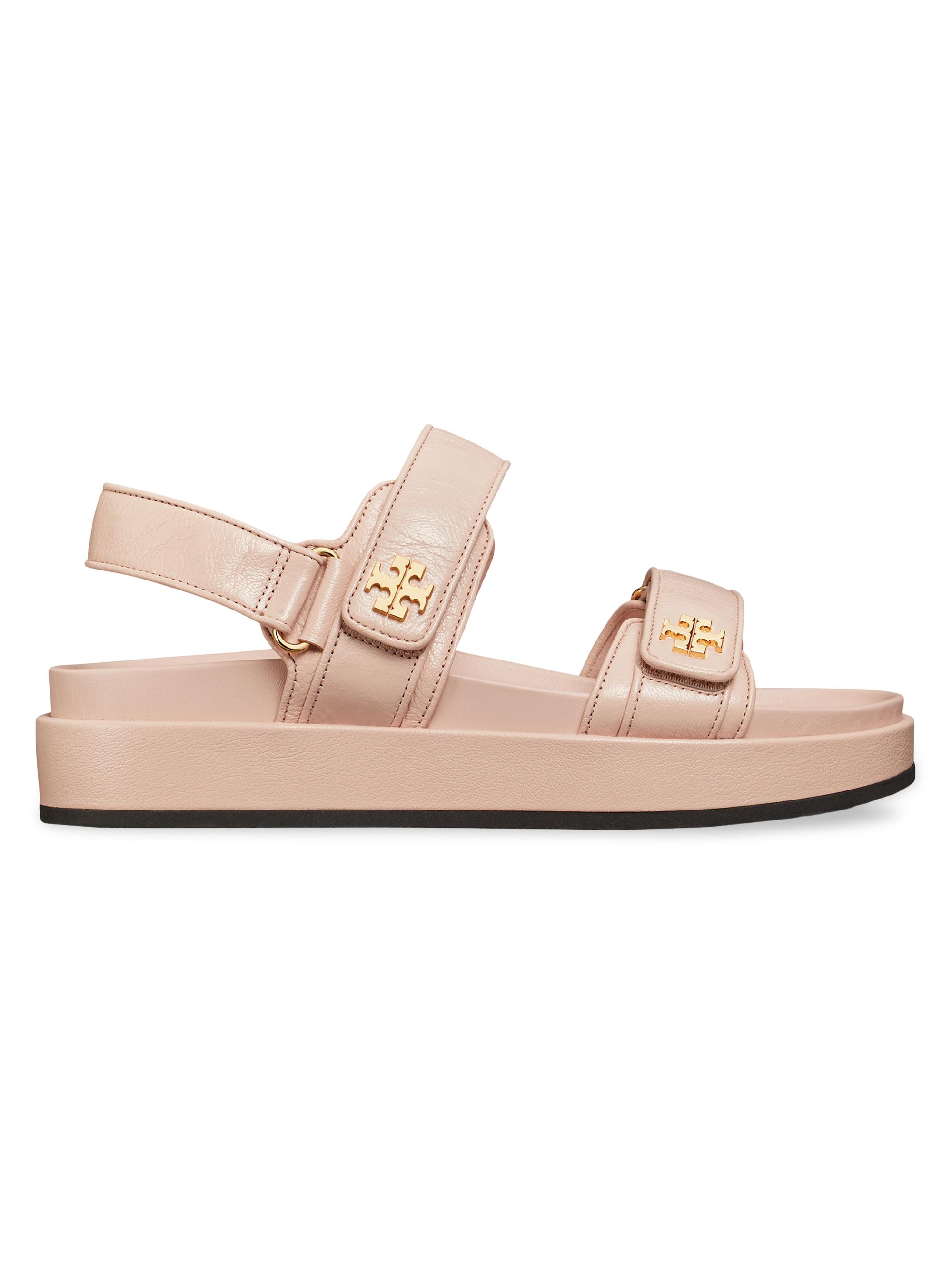 Tory Burch Women's Kira Sport Leather Sandals - Shell Pink