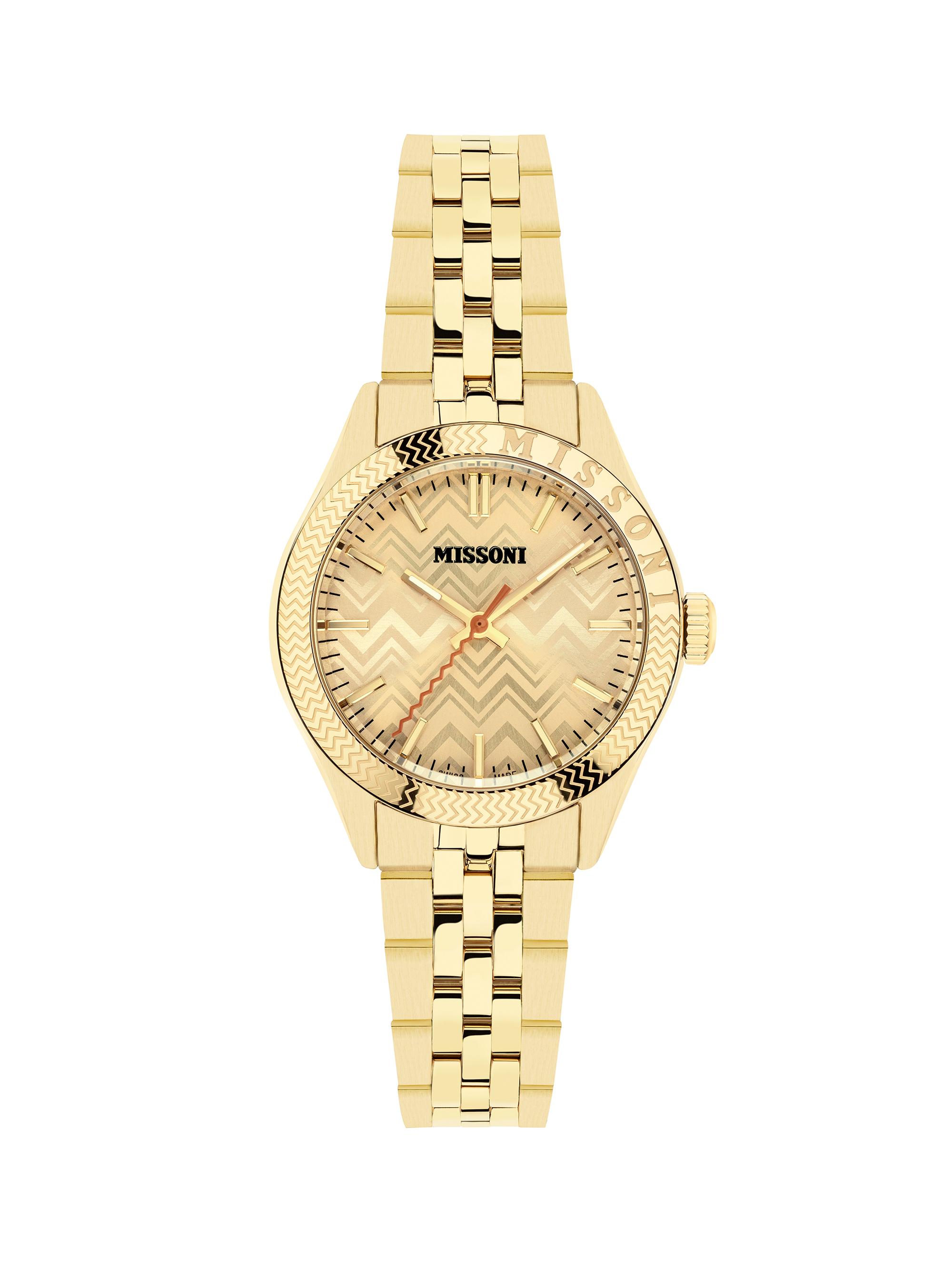 Missoni Women's Classic Goldtone Stainless Steel Bracelet Watch/34MM - Yellow Gold