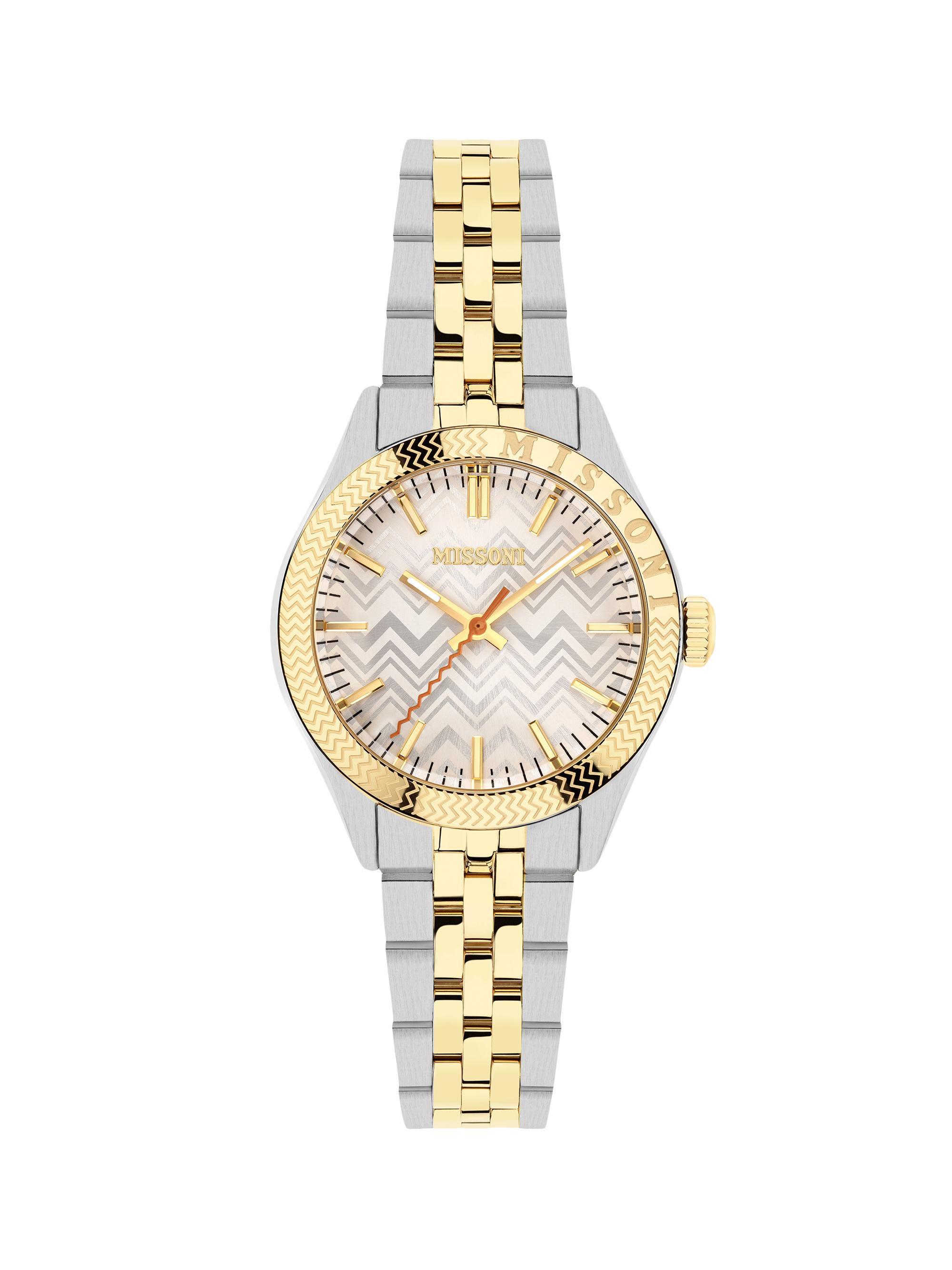 Missoni Women's 34MM IP Yellow Gold Stainless Steel Watch - Two Tone