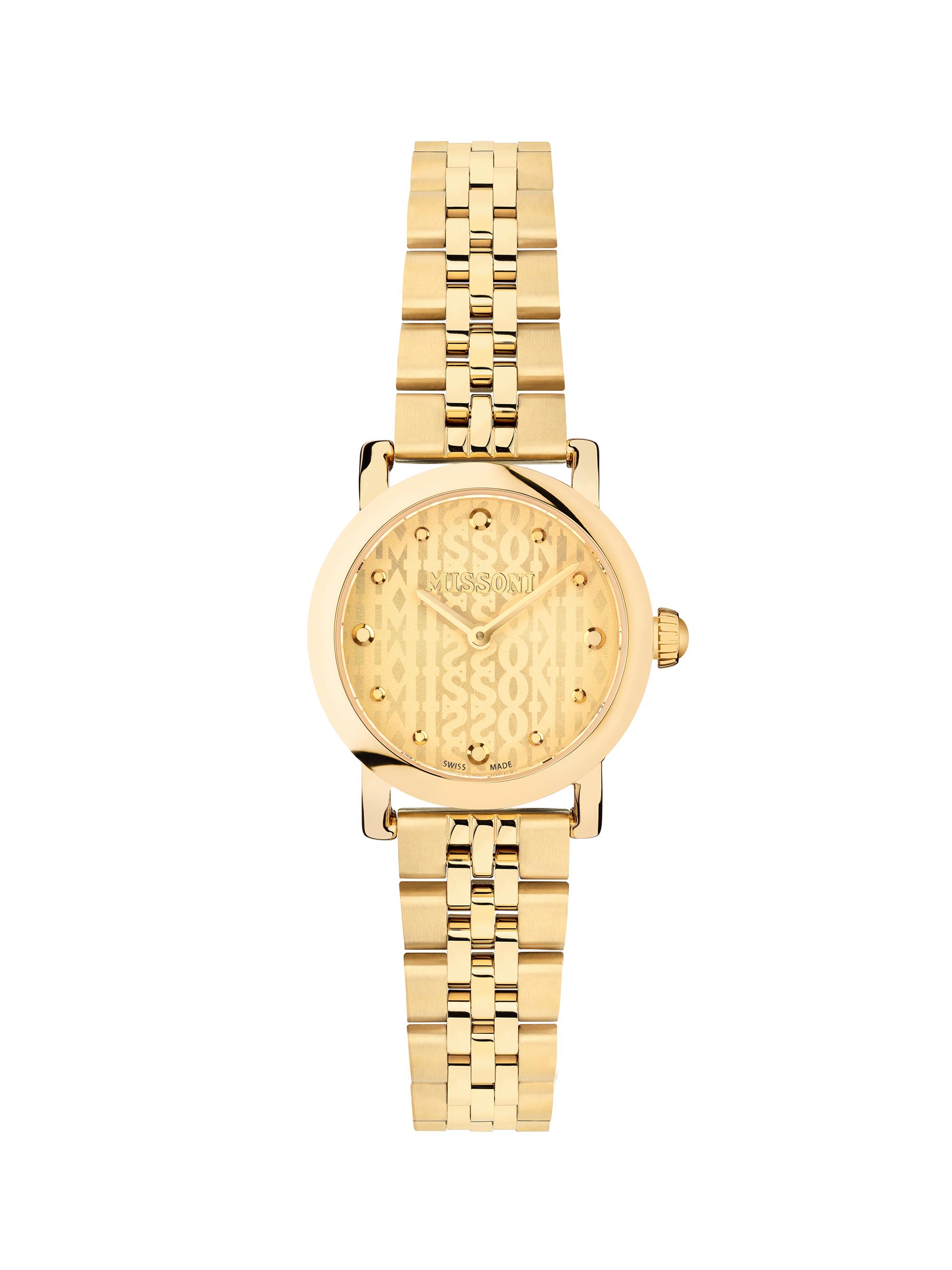 Missoni Women's Mini Monogram Goldtone Bracelet Watch/28MM - Yellow Gold