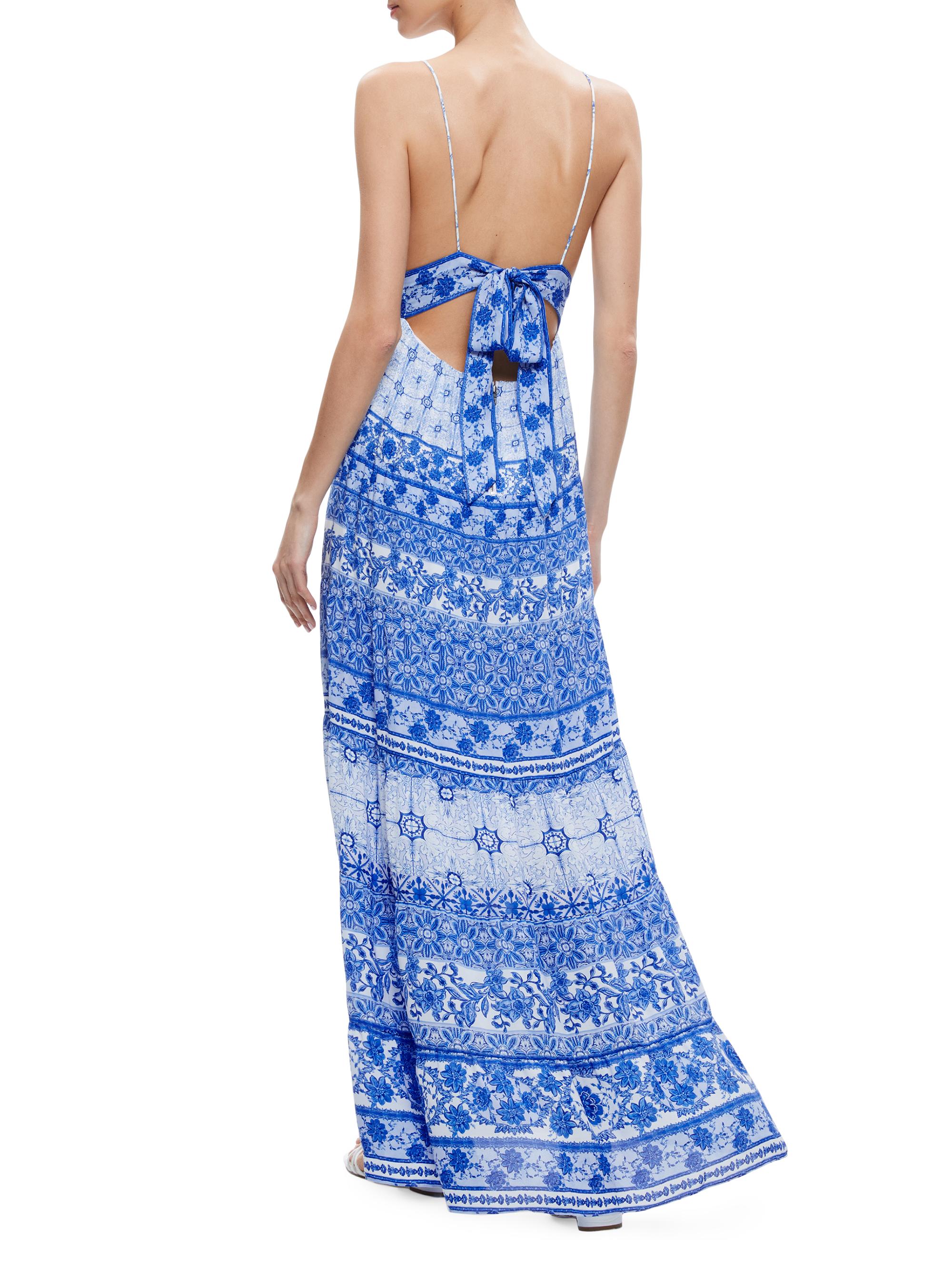 ALICE + OLIVIA Karolina Floral Maxi Dress | Saks Fifth Avenue